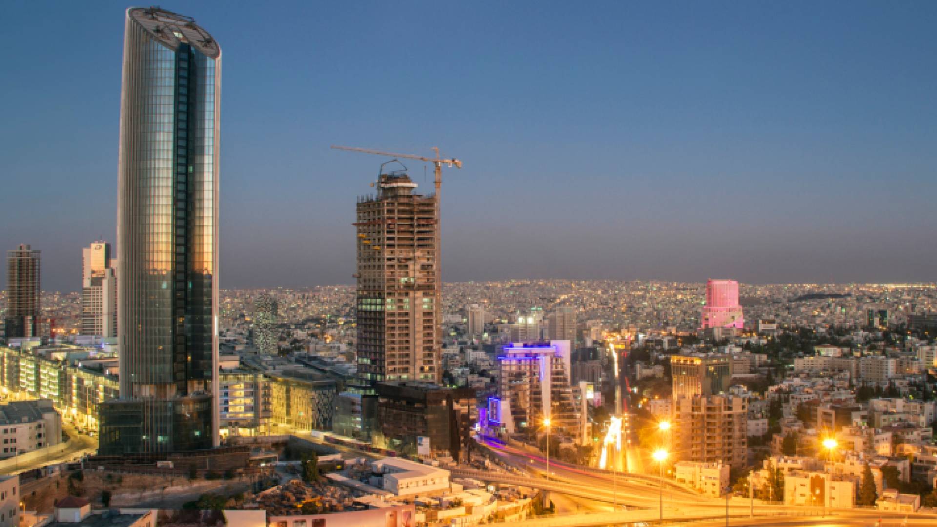 جانب من العاصمة عمان