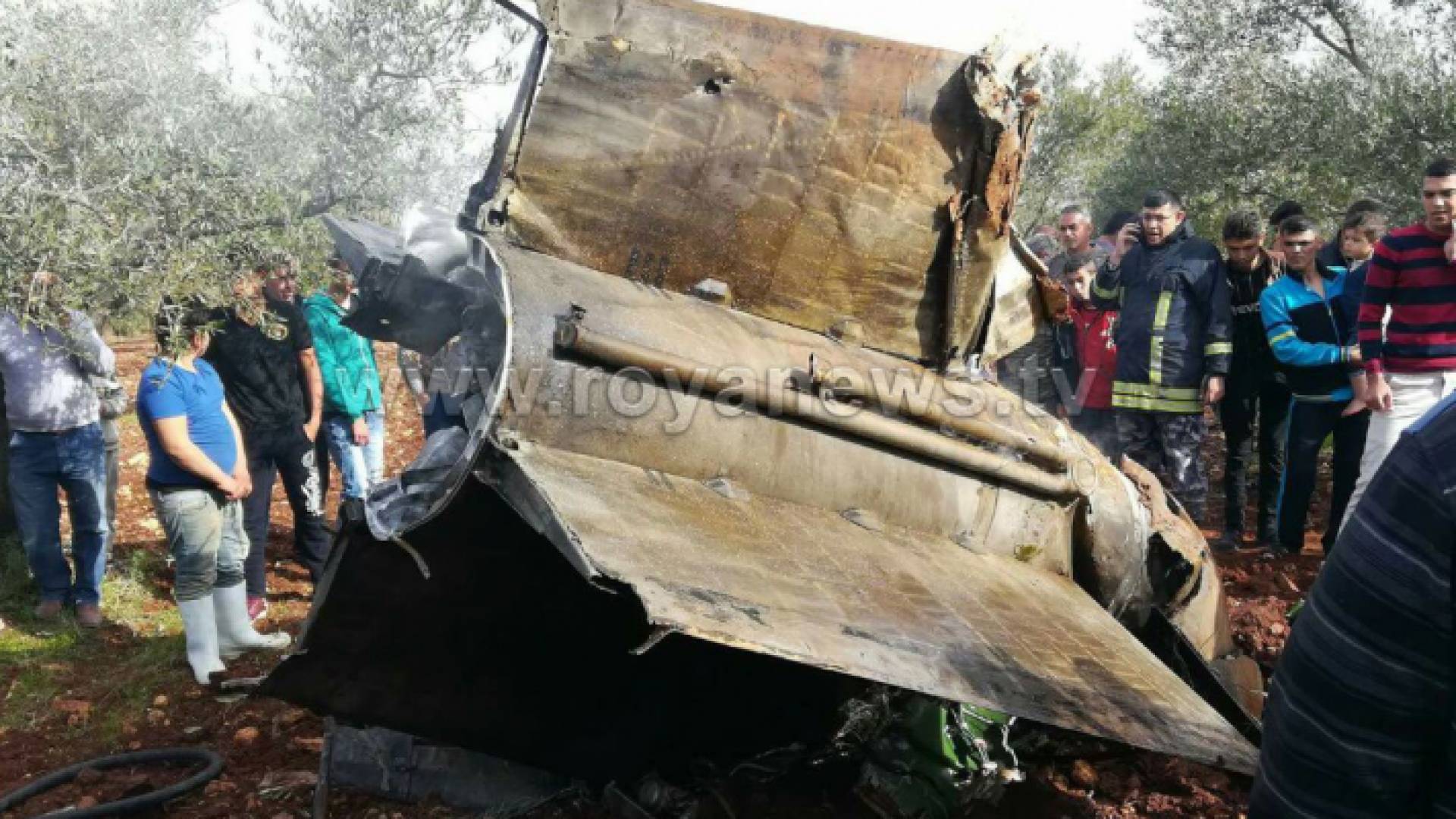 حطام للجسم العسكري