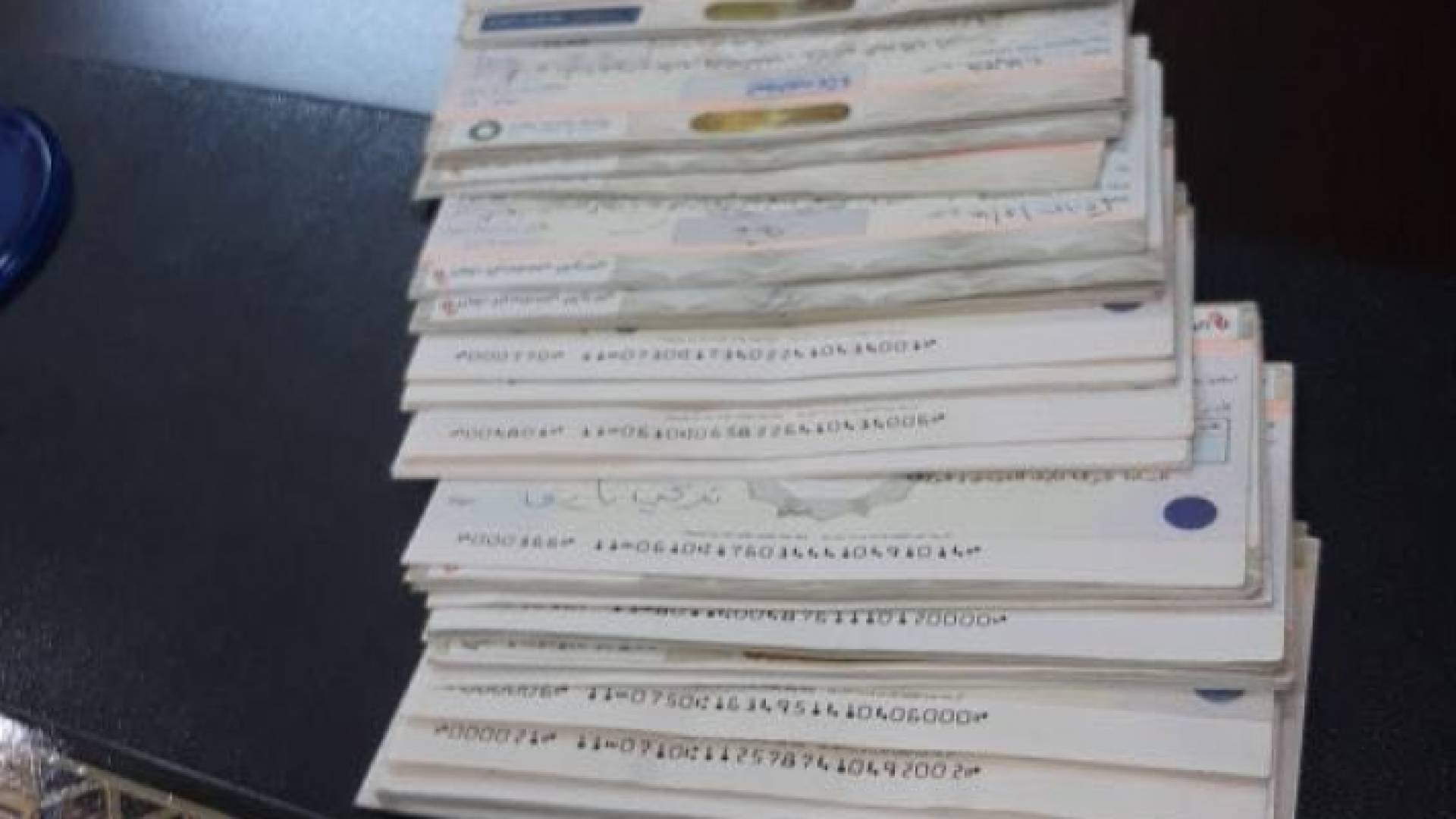 الشيكات المسروقة من مبنى البلدية