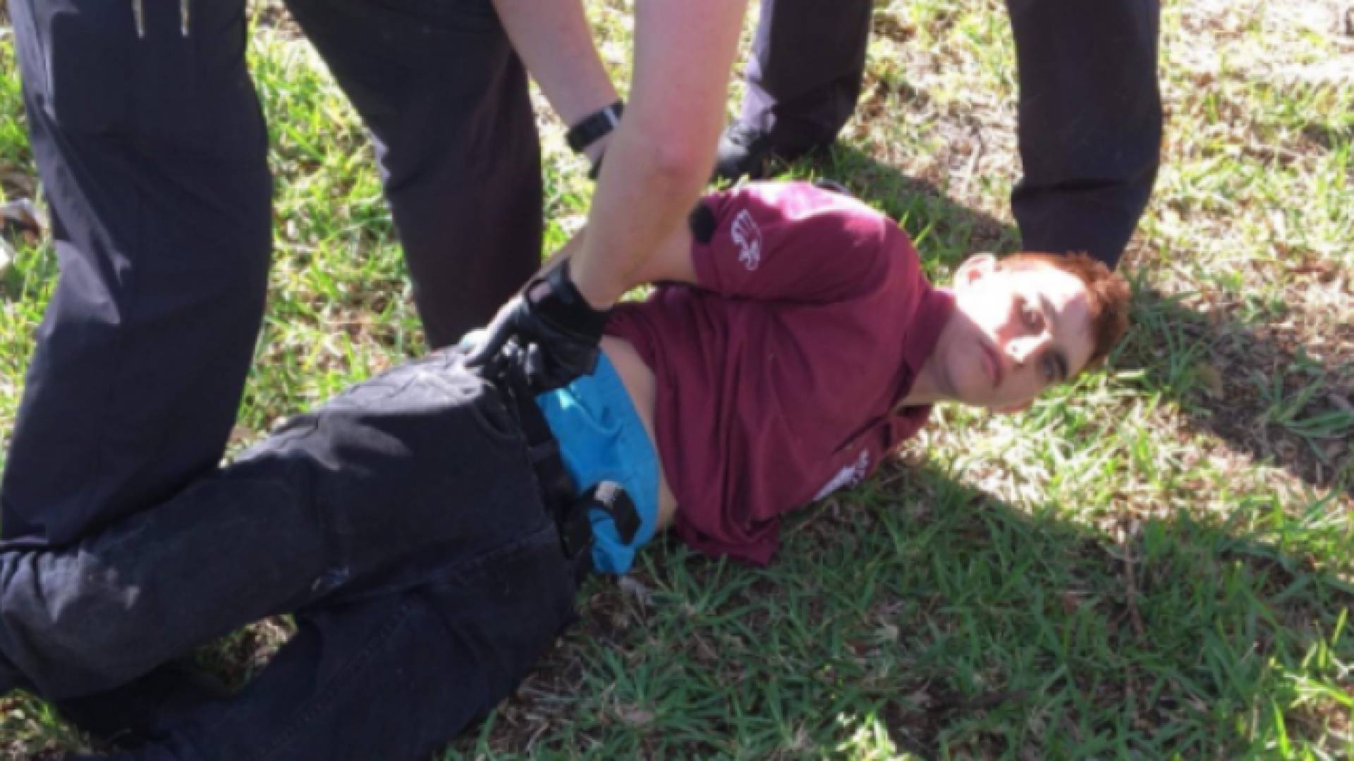 لحظة القبض على مرتكب المجزرة