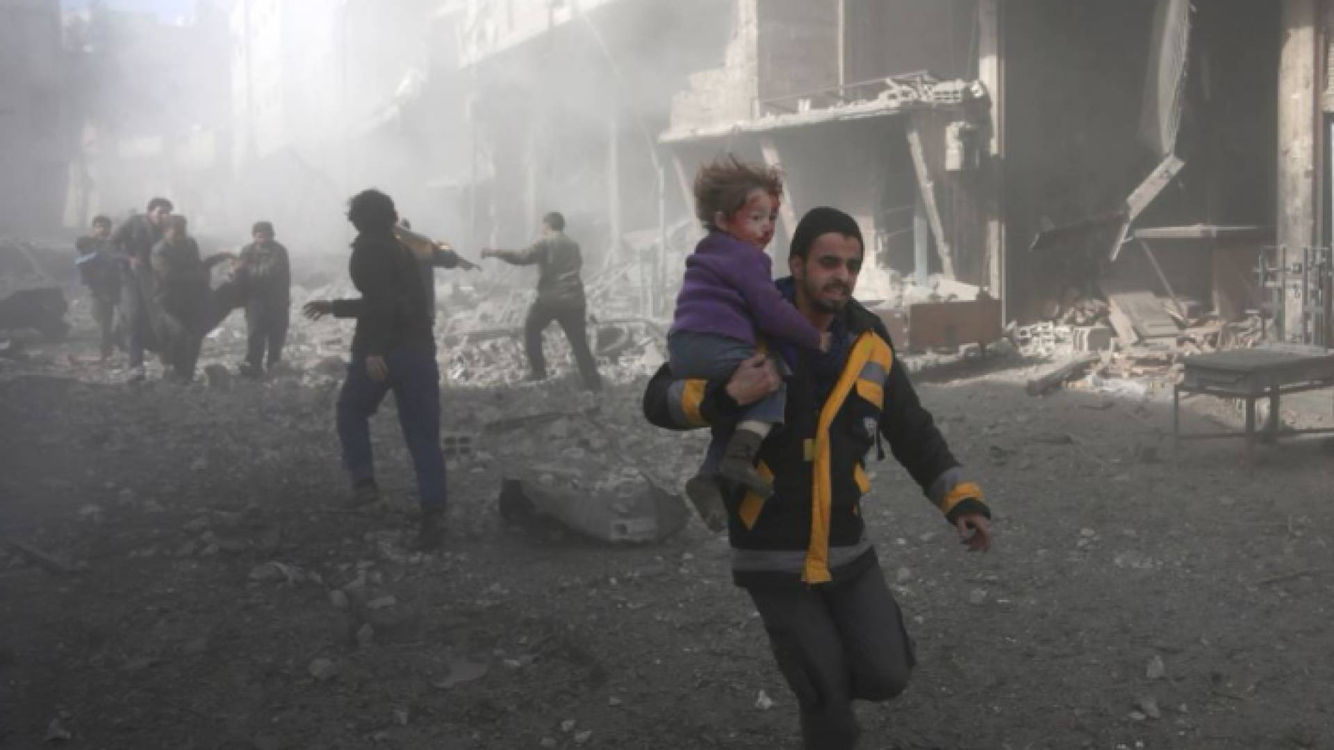 من القصفة على الغوطة