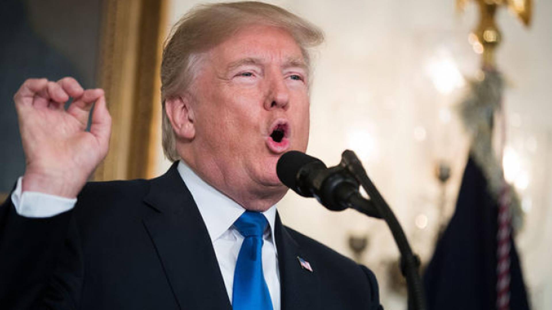 الرئيس الامريكي دونالد ترمب