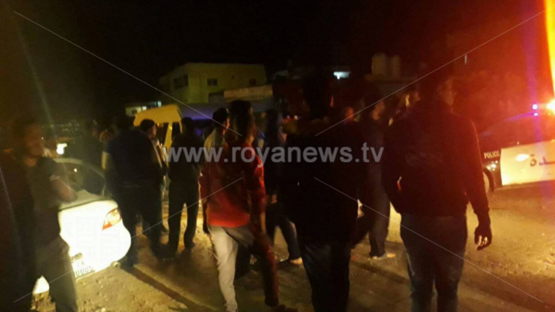 من مكان الحادثة