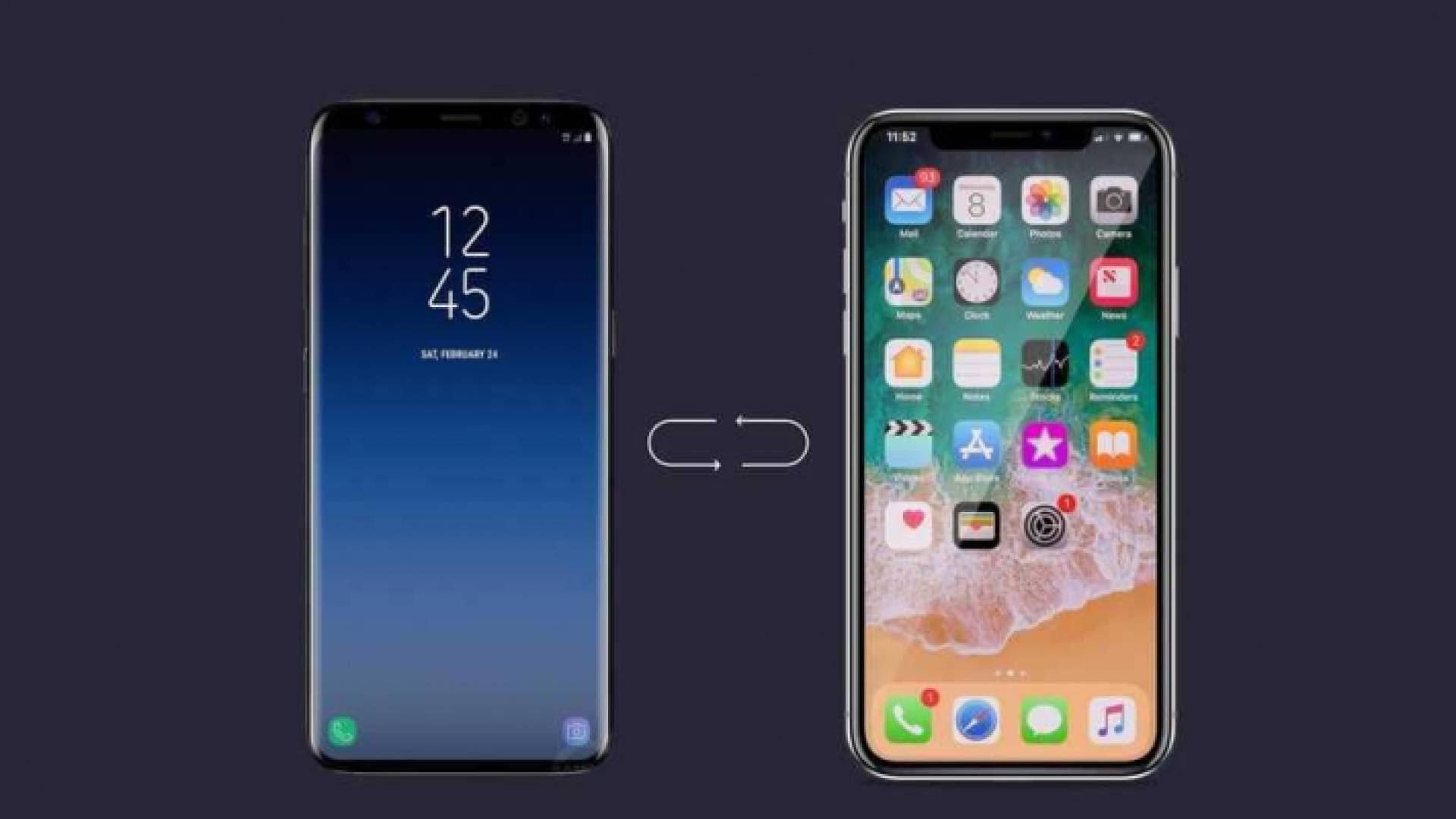 غالاكسي إس 9 وآيفون إكس