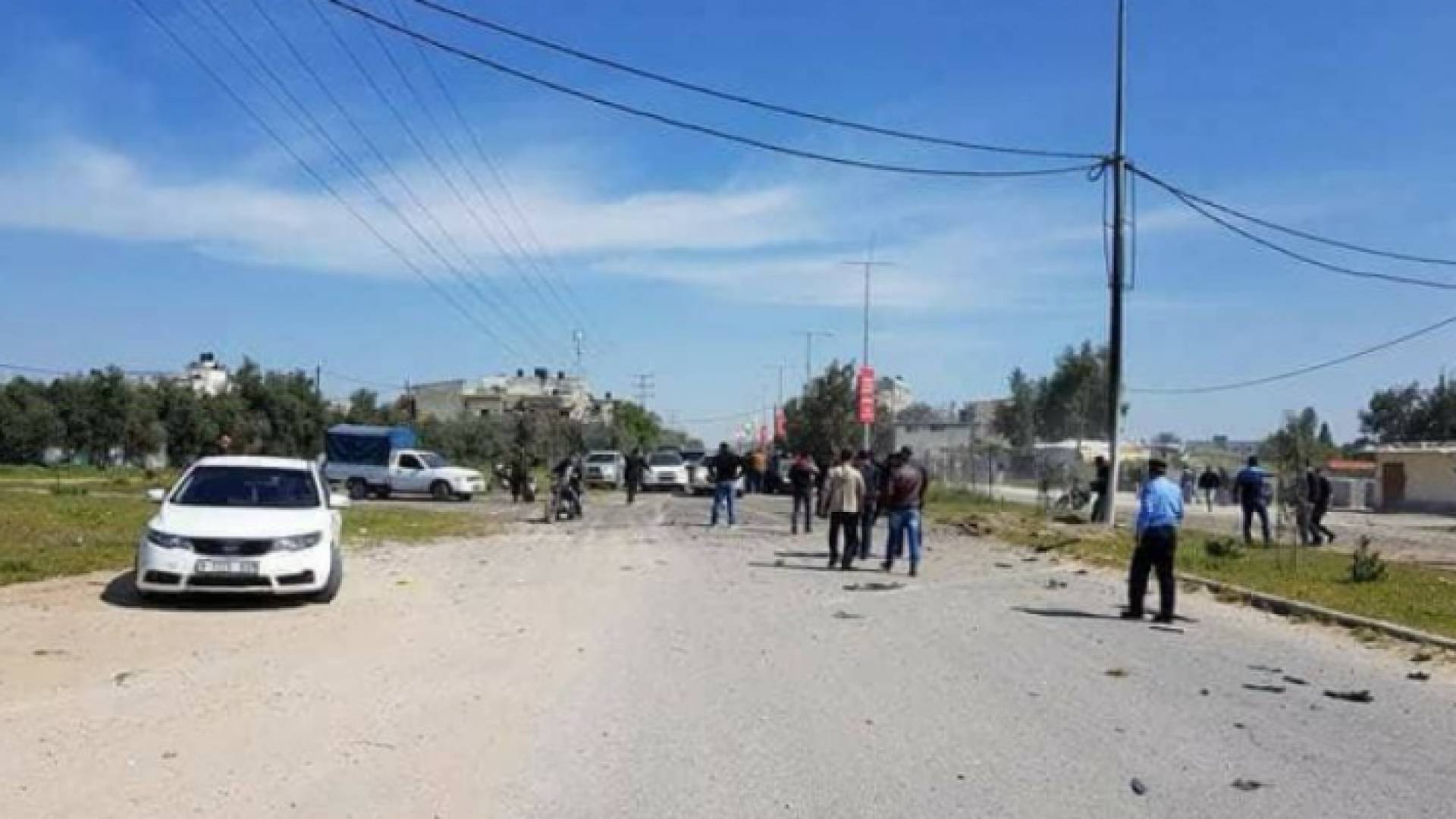 تفجير موكب رامي الحمد الله بغزة