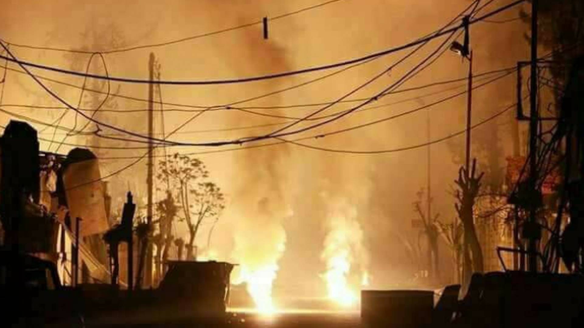 صور متداولة لقنابل النابالم التي القيت على الغوطة