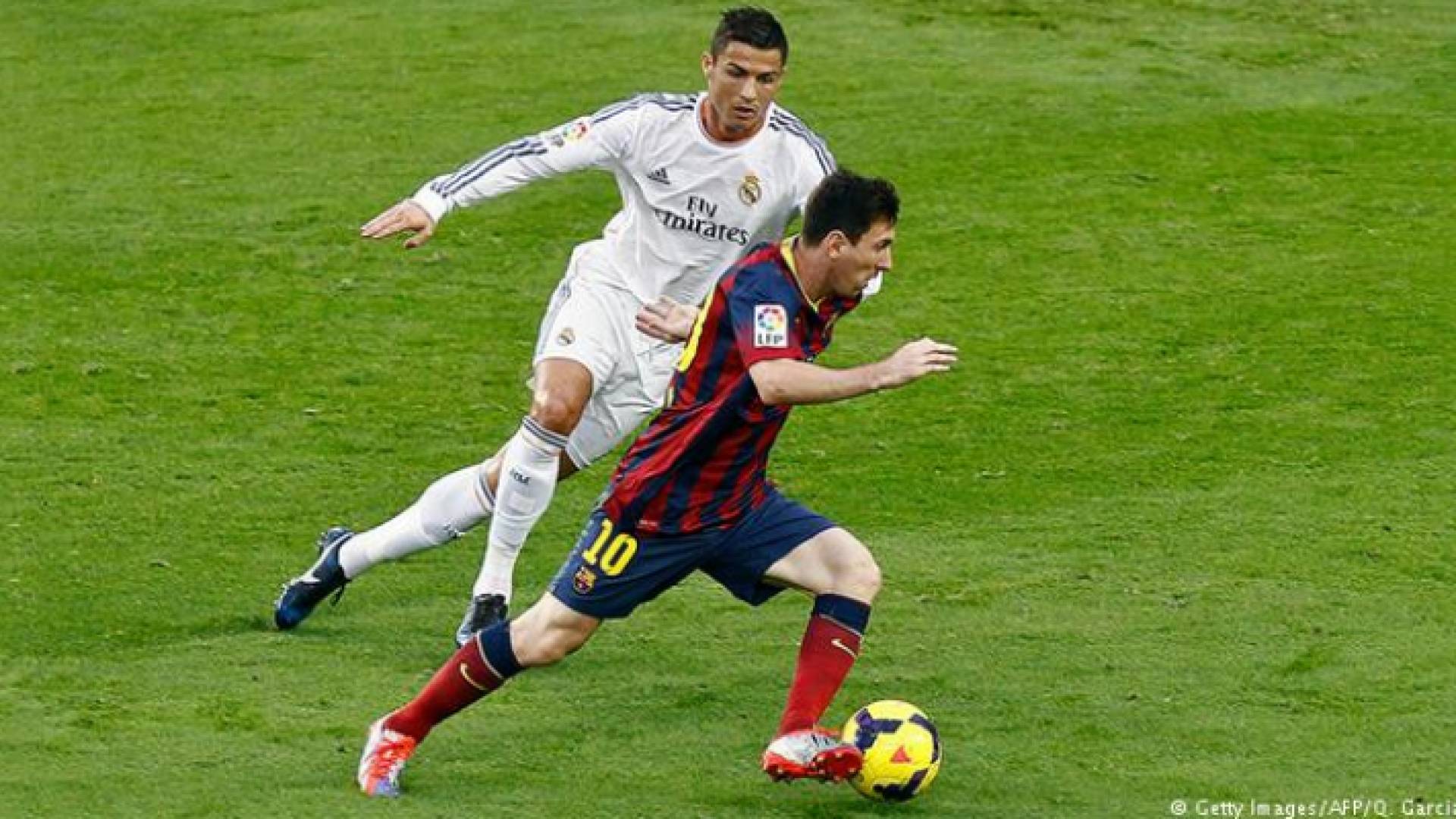 التنافس بين رونالدو وميسي بلغ أشده في السنوات الأخيرة، صورة من الأرشيف.