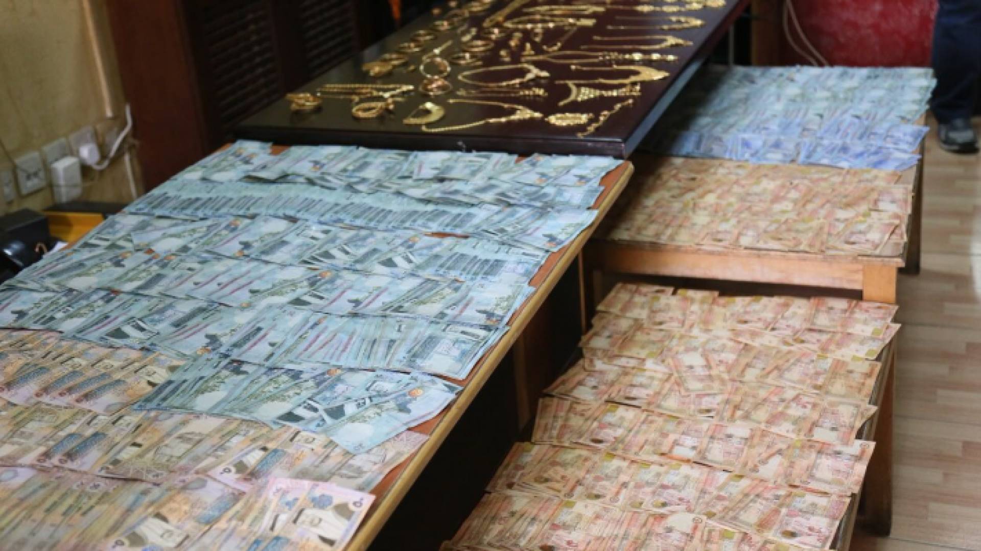 جانب من المضبوطات