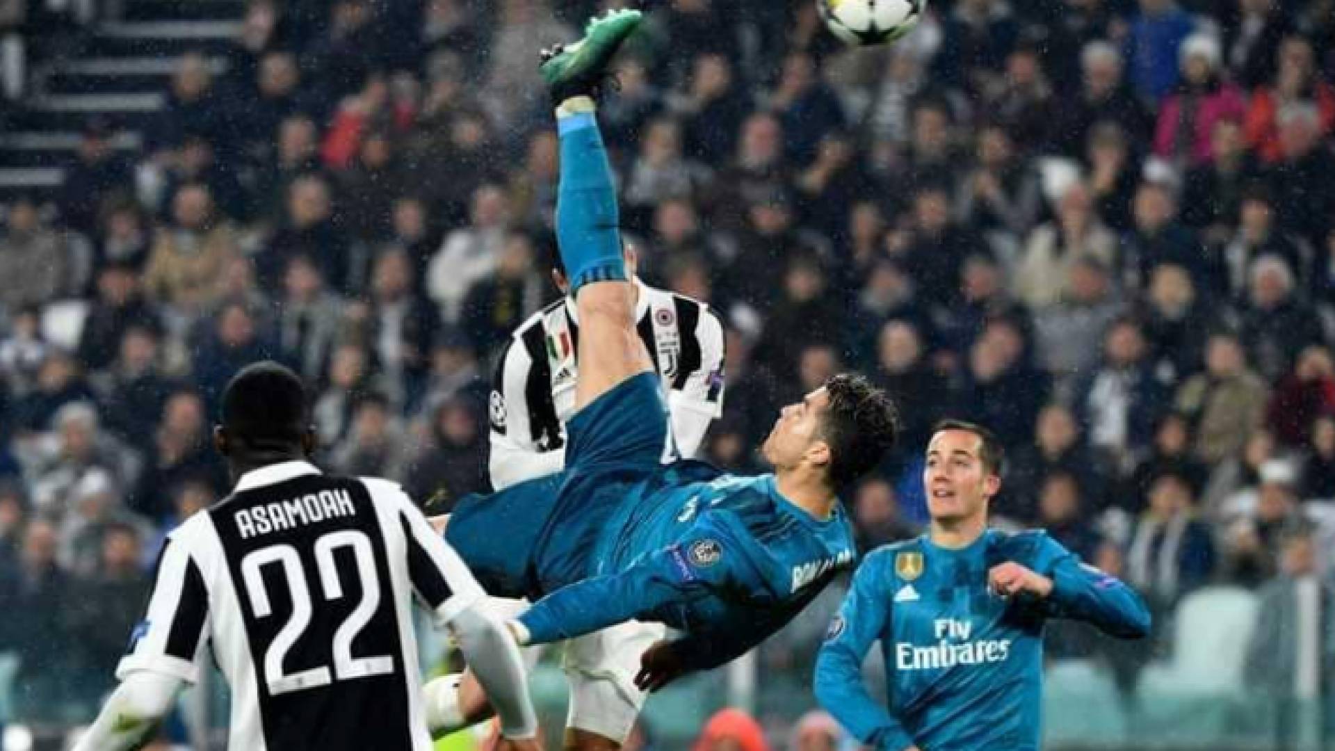 رونالدو سجل من مقصية رائعة