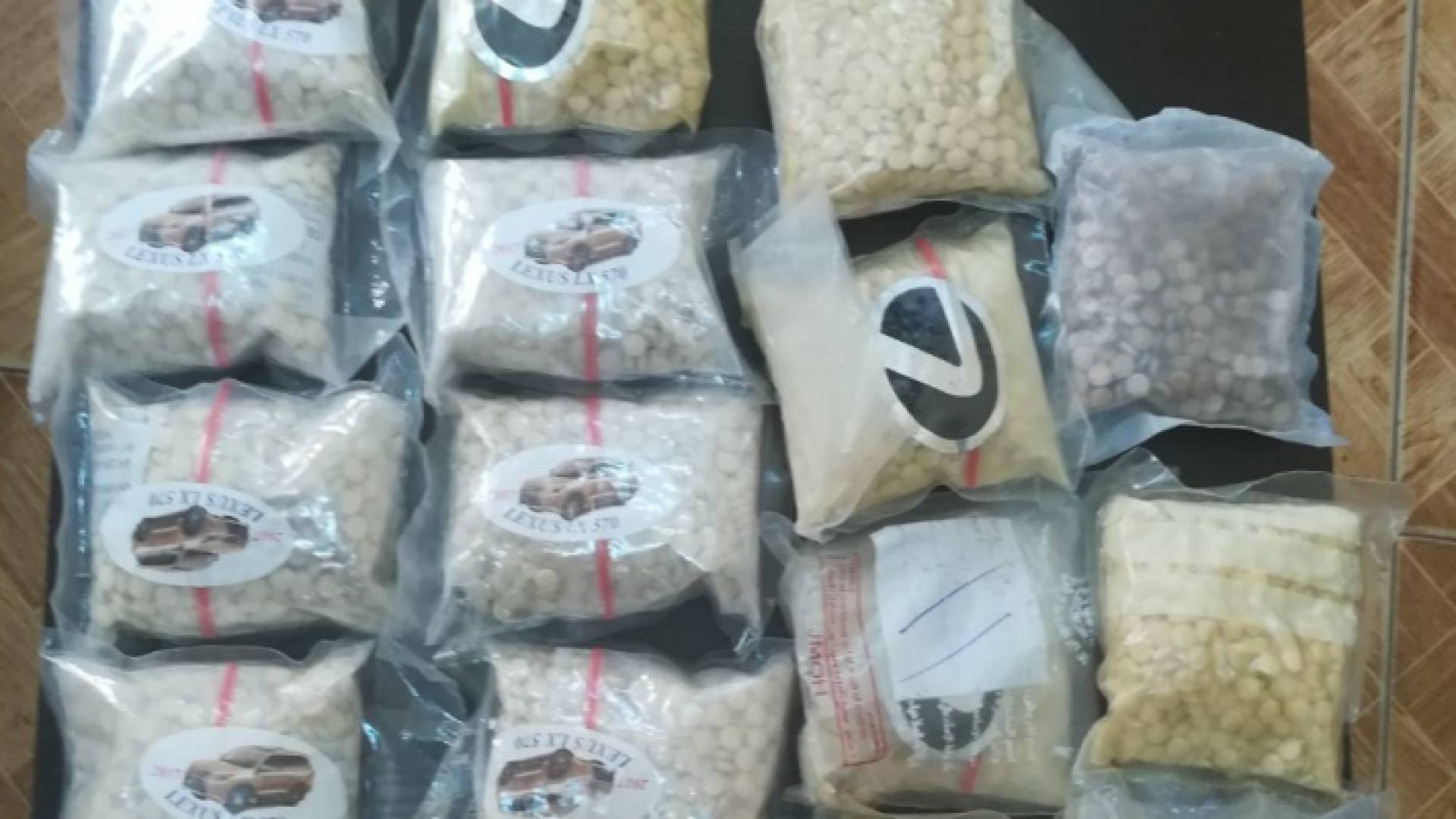 جانب من المضبوطات