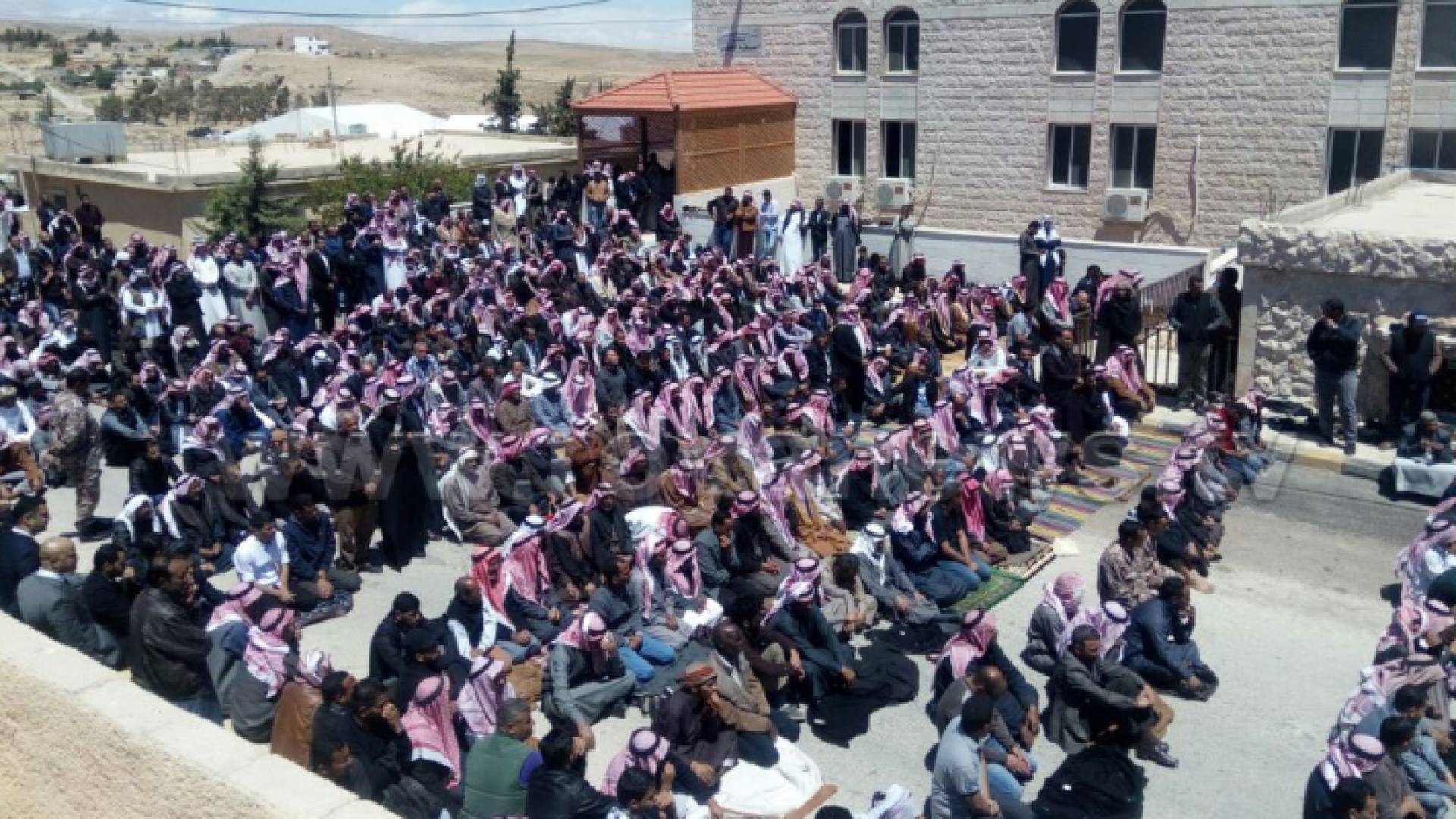 جانب من التشييع في معان