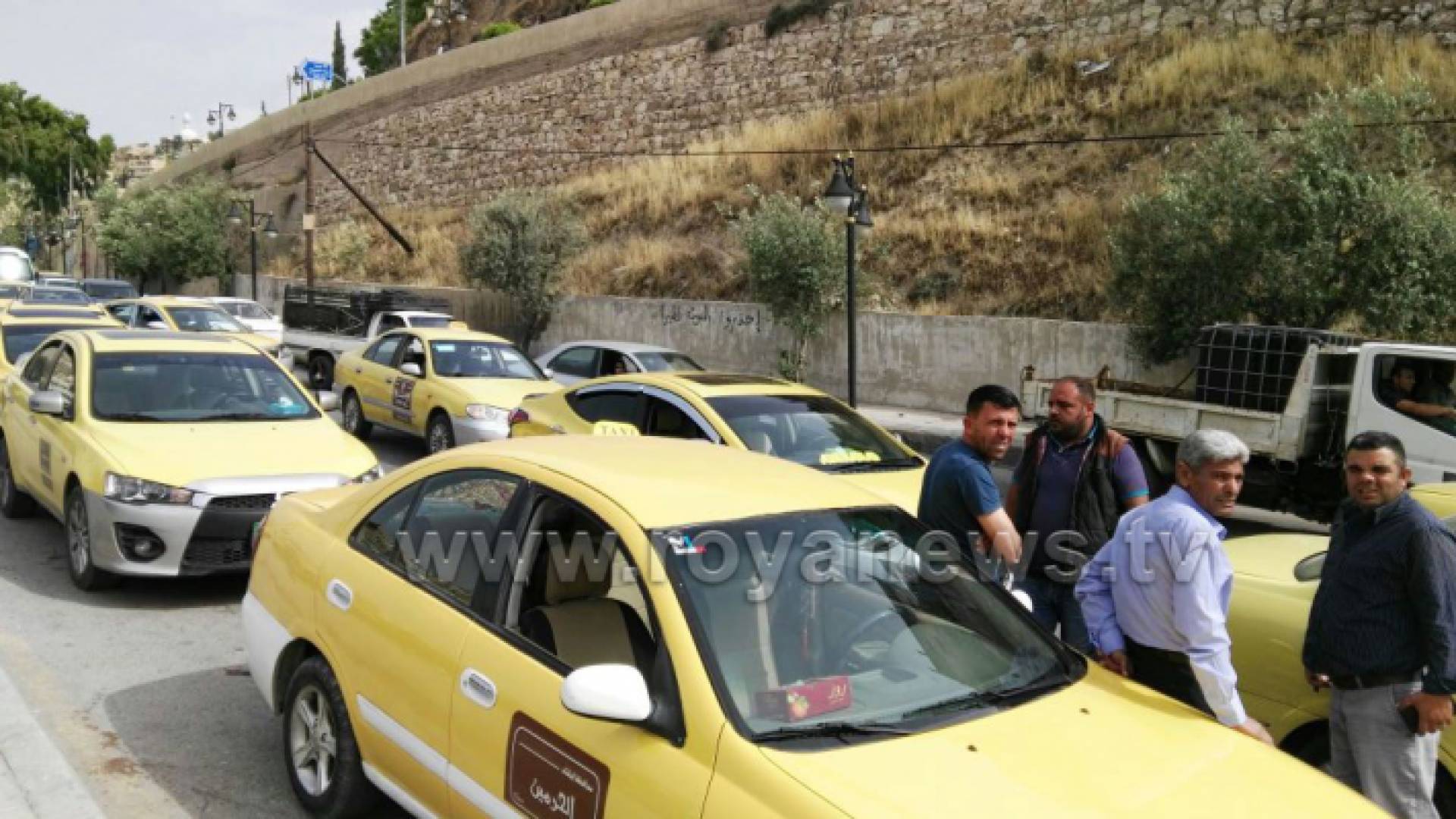 جانب من الاعتصام