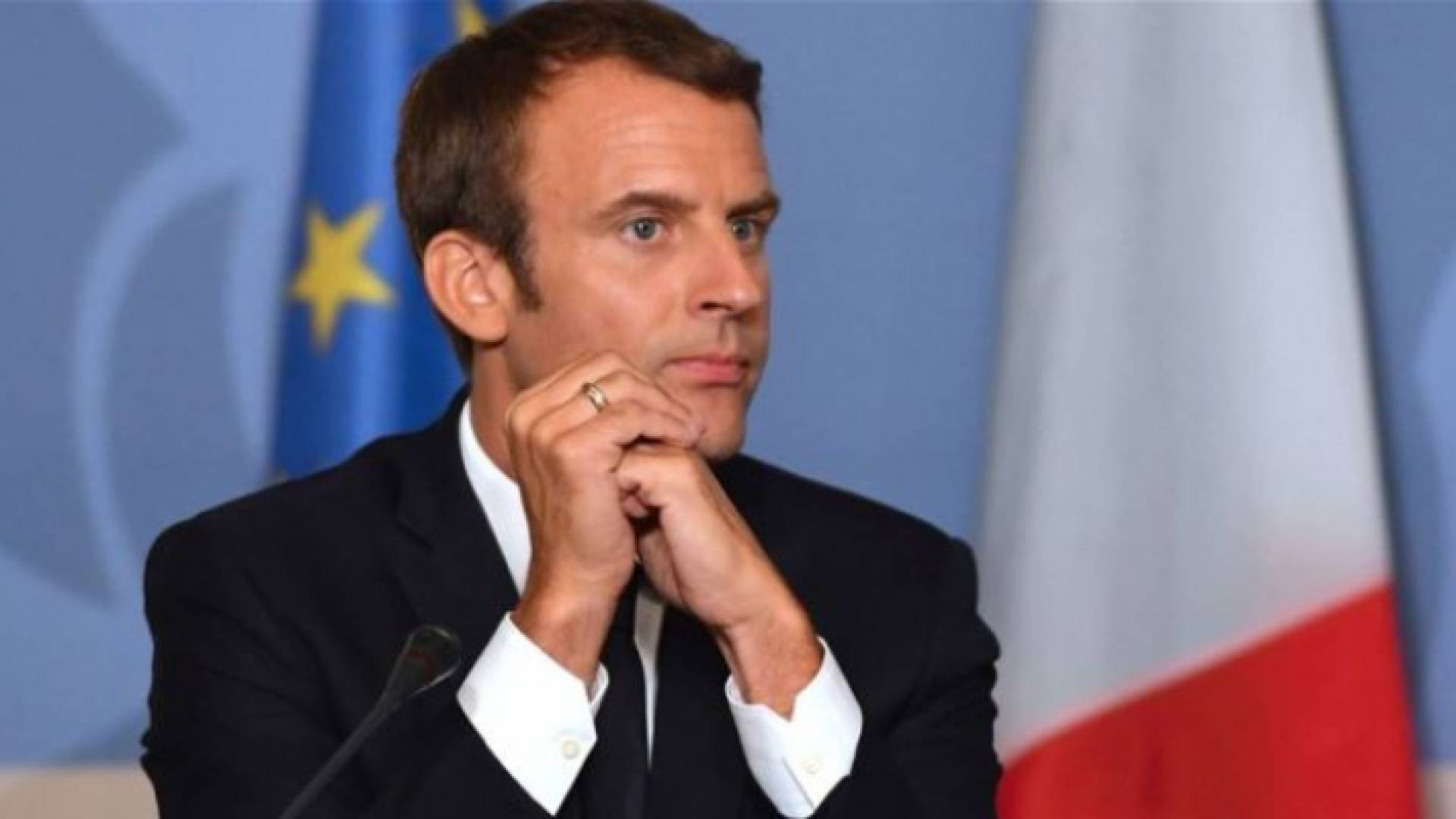 الرئيس الفرنسي ايمانويل ماكرون