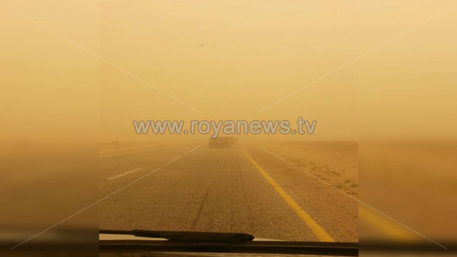 صورة من طريق وادي عربة