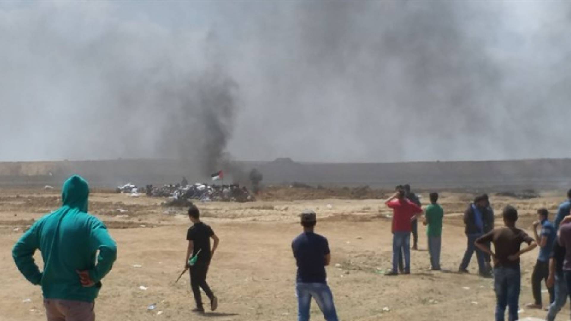 جانب من المواجهات