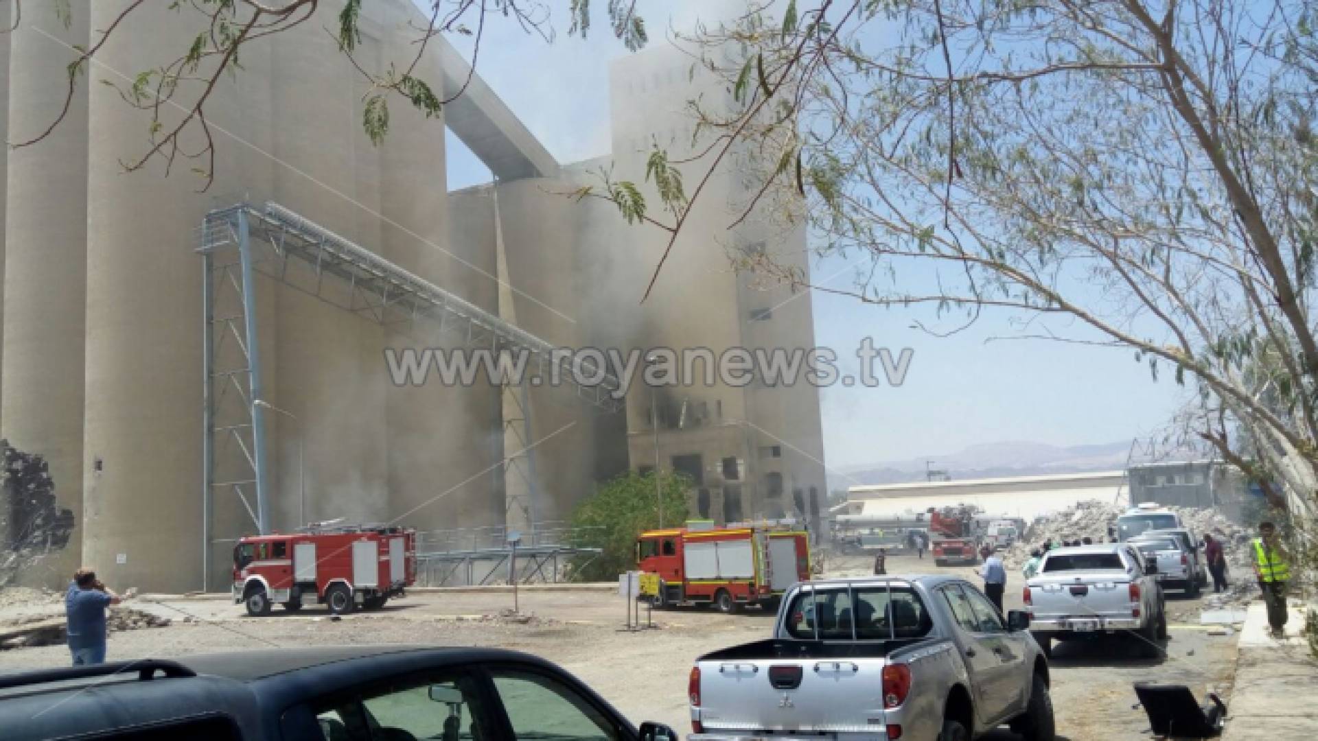 صورة موقع الحريق