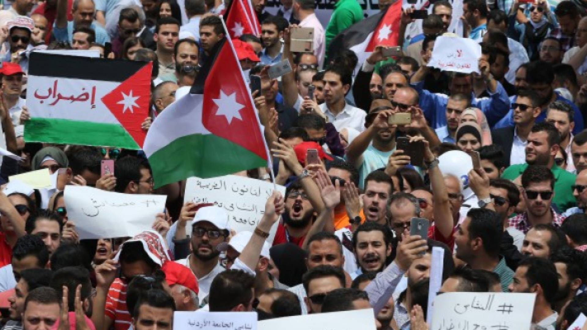 صورة من اضراب الاربعاء الماضي