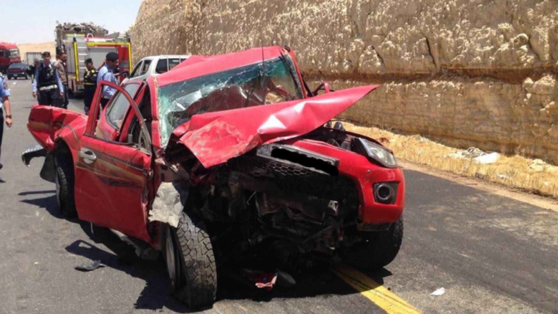 احد الحوادث المرورية التي وقعت خلال شهر رمضان - ادارة السير