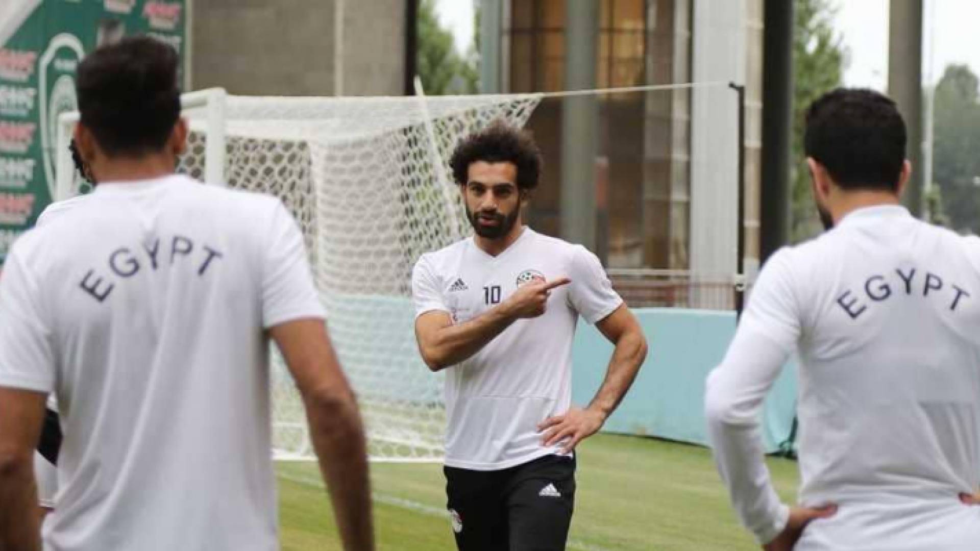 صلاح خلال التدريبات