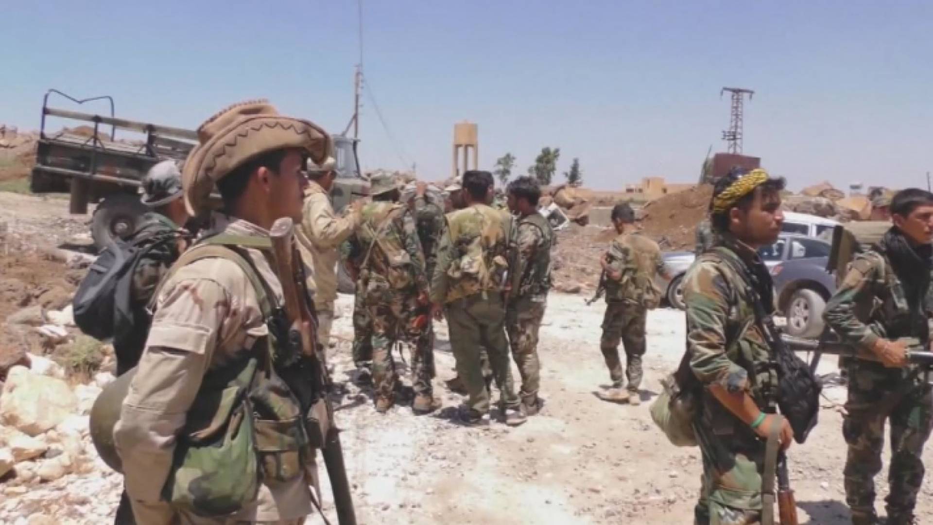 قوات من المعارضة السورية في درعا جنوب البلاد