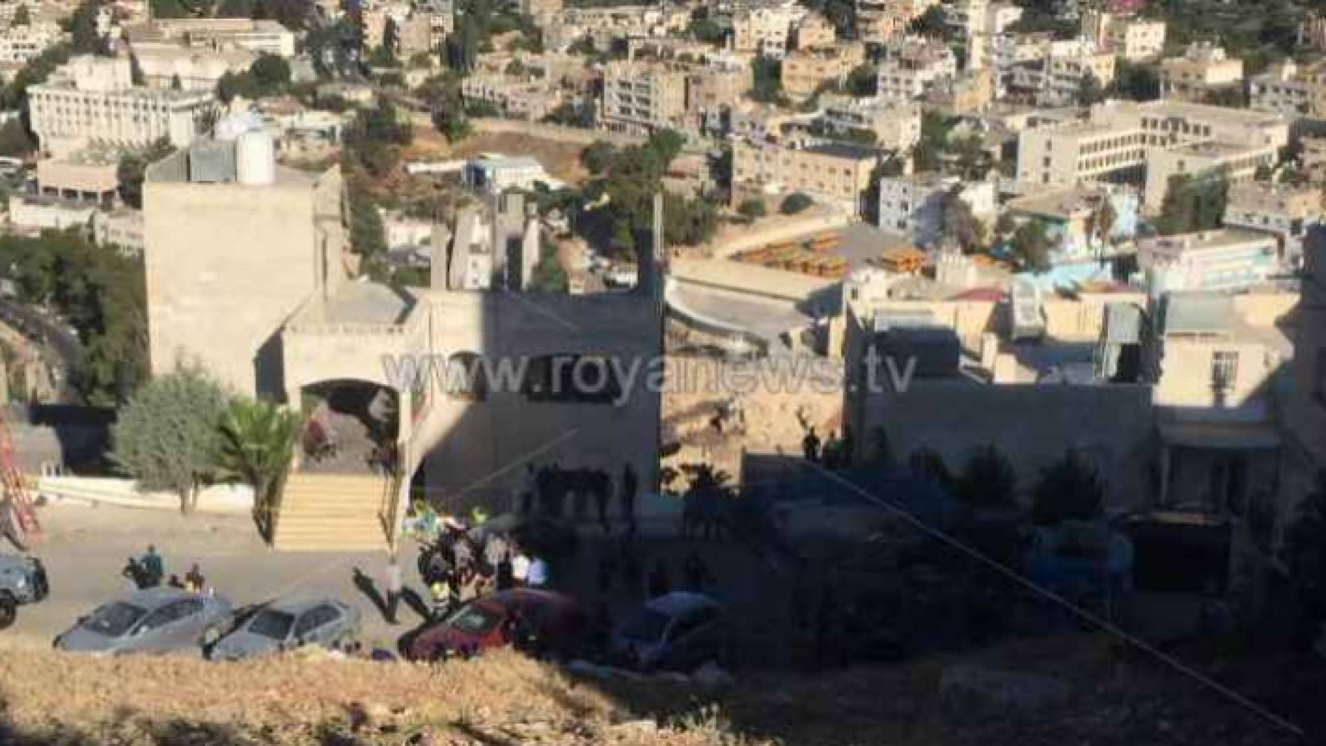 المنزل الذي تحصن به الإرهابيين