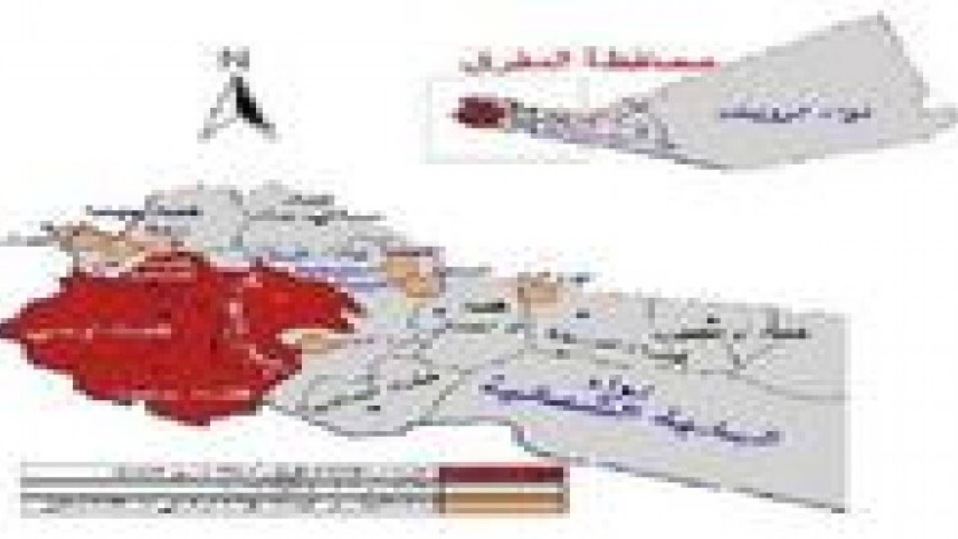 حرق 3 منازل في البادية