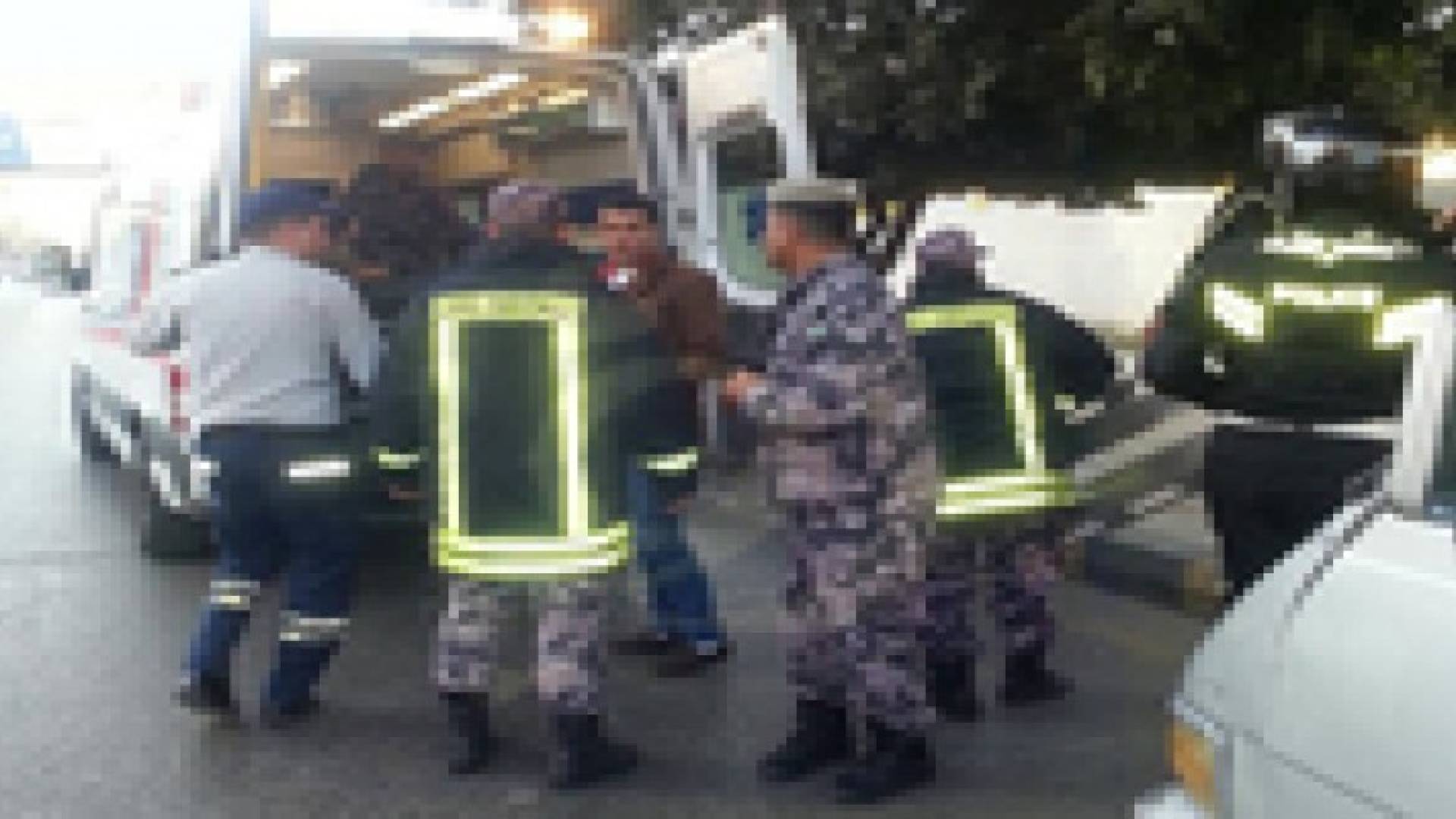 تصادم بالقرب من الداخلية