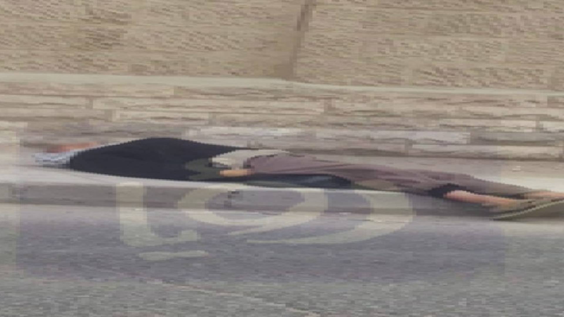 امرأة على قارعة طريق في الزرقاء "صور"