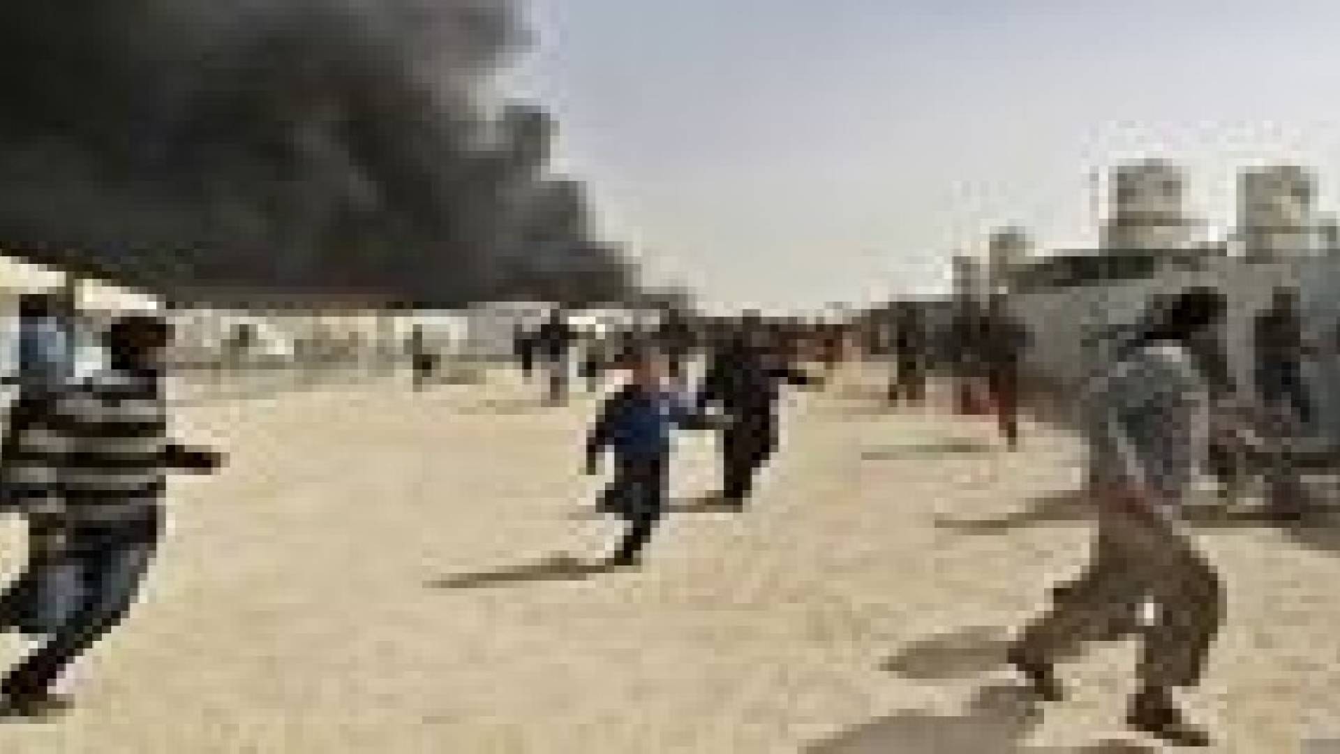 إصابة طفلين إثر حريق كرفان في "الزعتري"