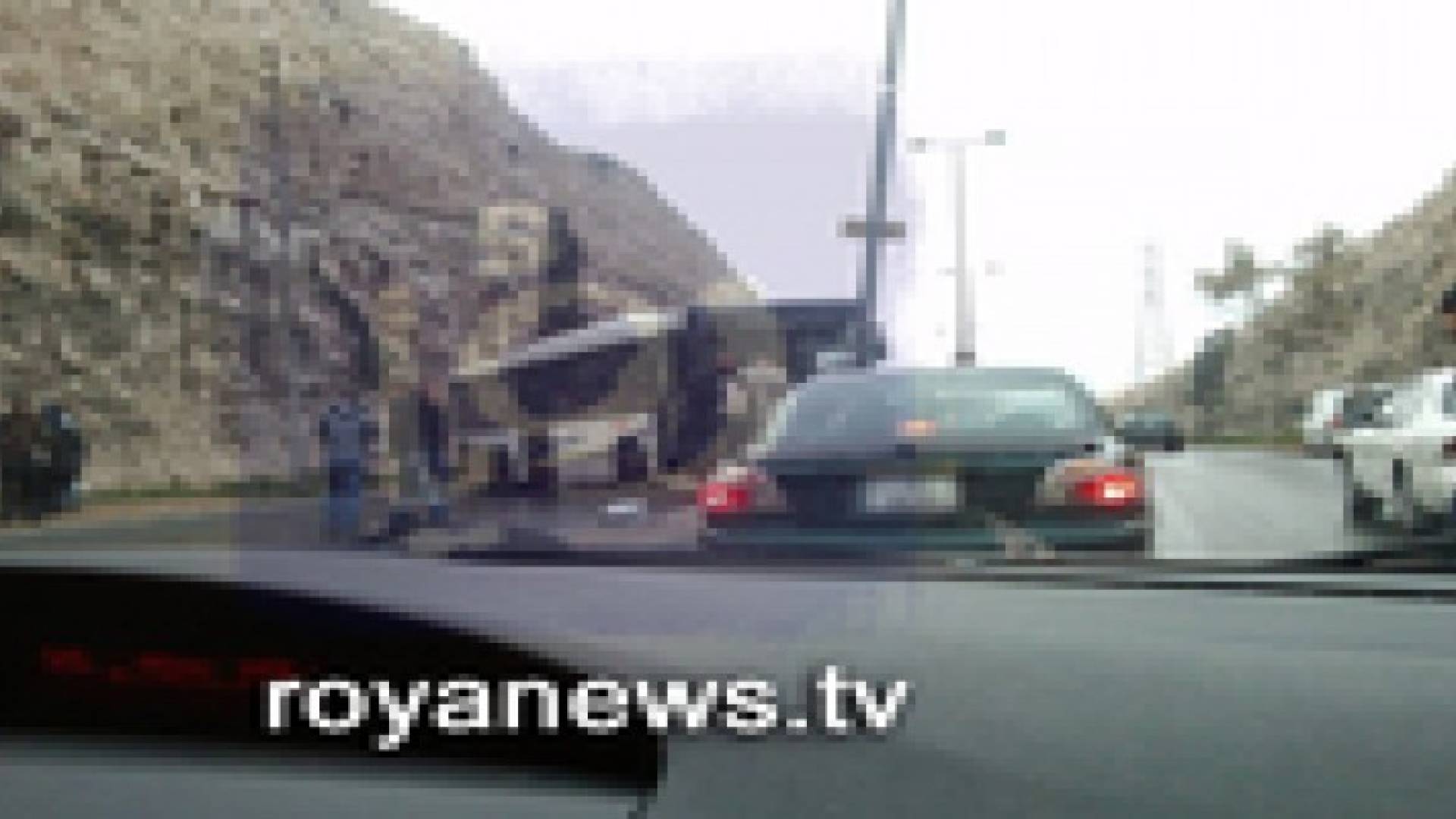 3 اصابات في انزلاق حافلة ركاب قرب دوار المشاغل