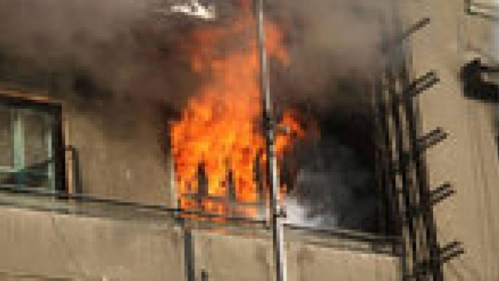 حرق منزلين في الجيزة