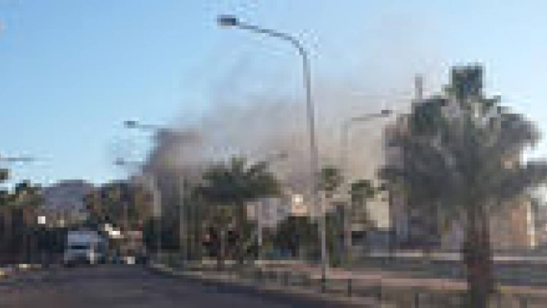 حريق في المجمع الصناعي للأسمدة بالعقبة