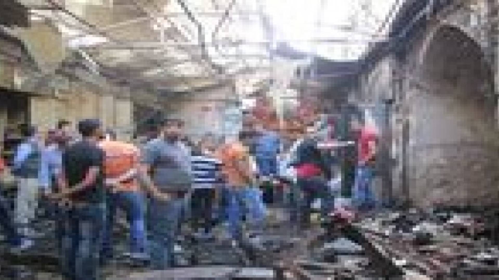 إصابة فلسطيني إثر إنفجار وسط مدينة نابلس  ..صور