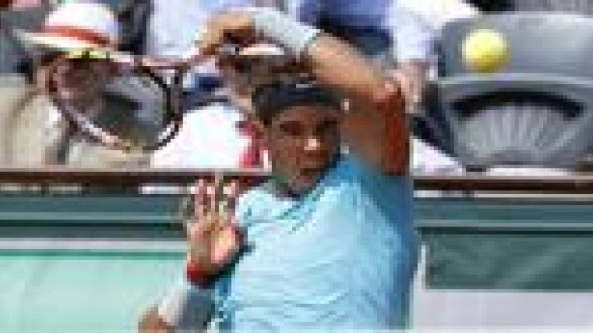 الاسباني نادال في دور الستة عشر لبطولة فرنسا للتنس