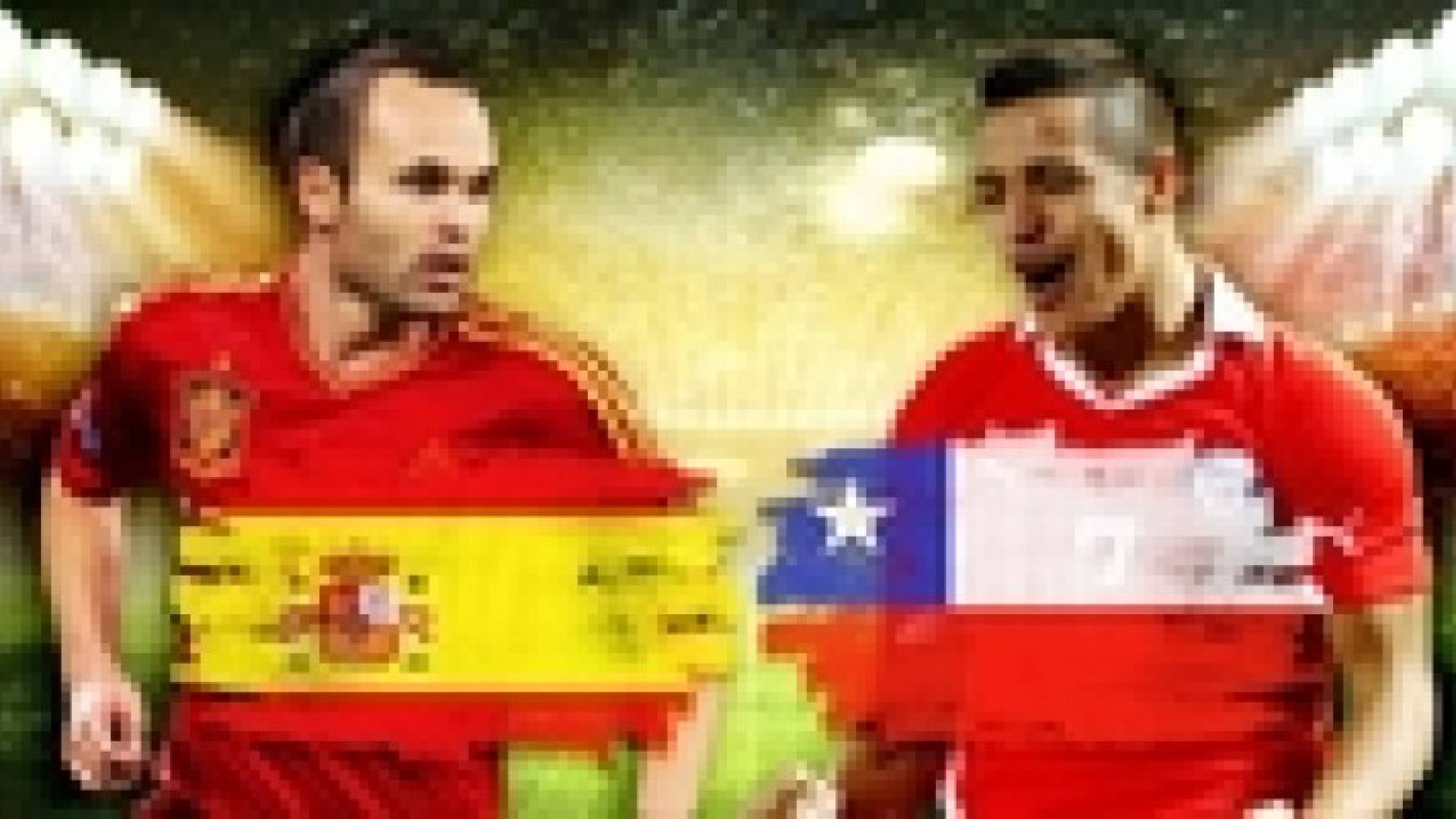 التشكيلة الرسمية لمباراة اسبانيا وتشيلي