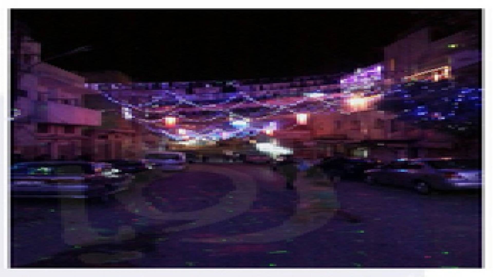 حملة تزيين ونظافة في مخيم الحسين احتفالا بشهر رمضان .. صور