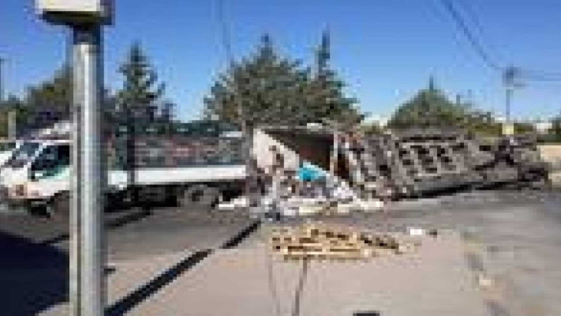 تدهور قلاب في مادبا .. صورة