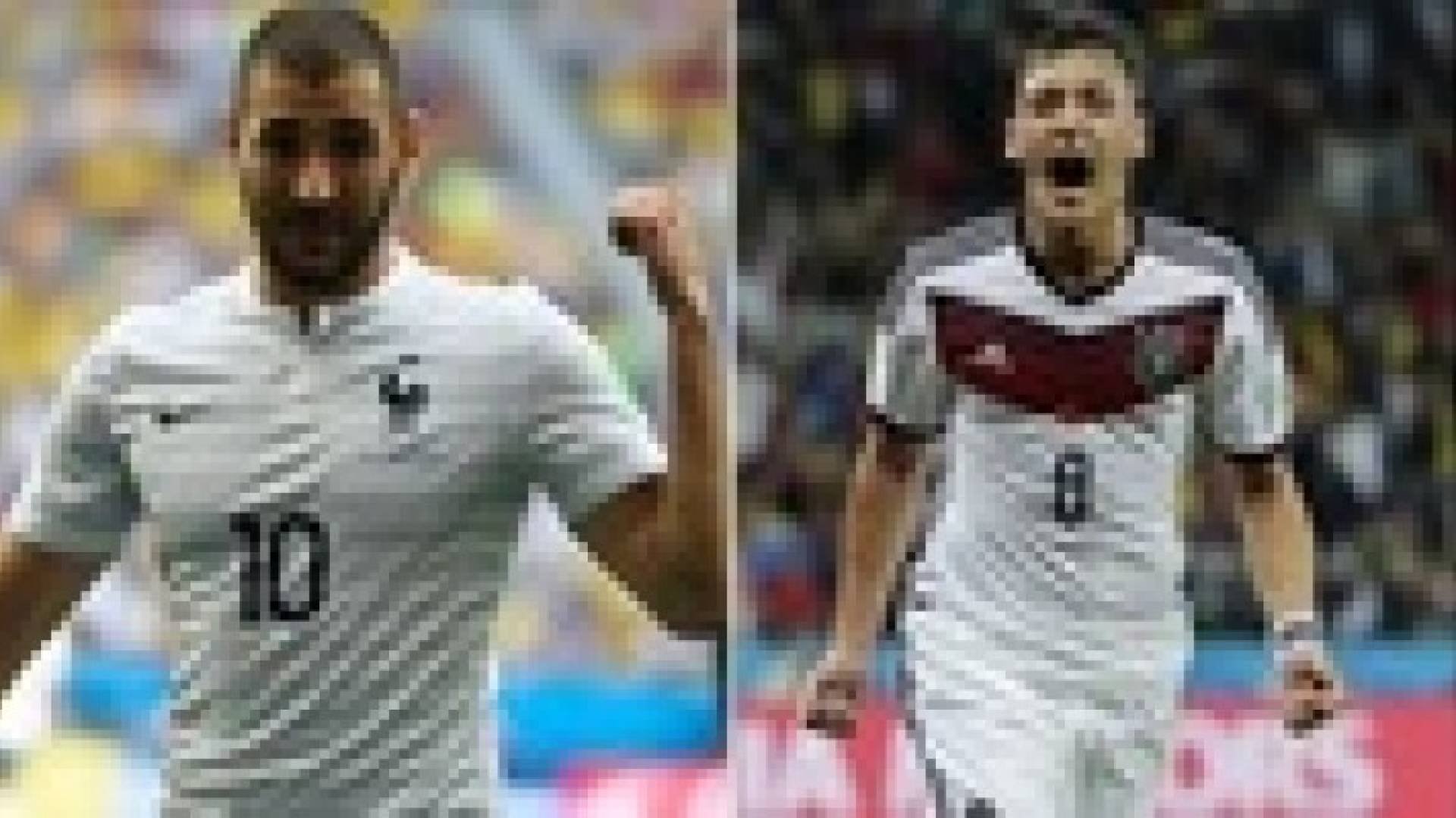 تشكيلة فريقي ألمانيا و فرنسا