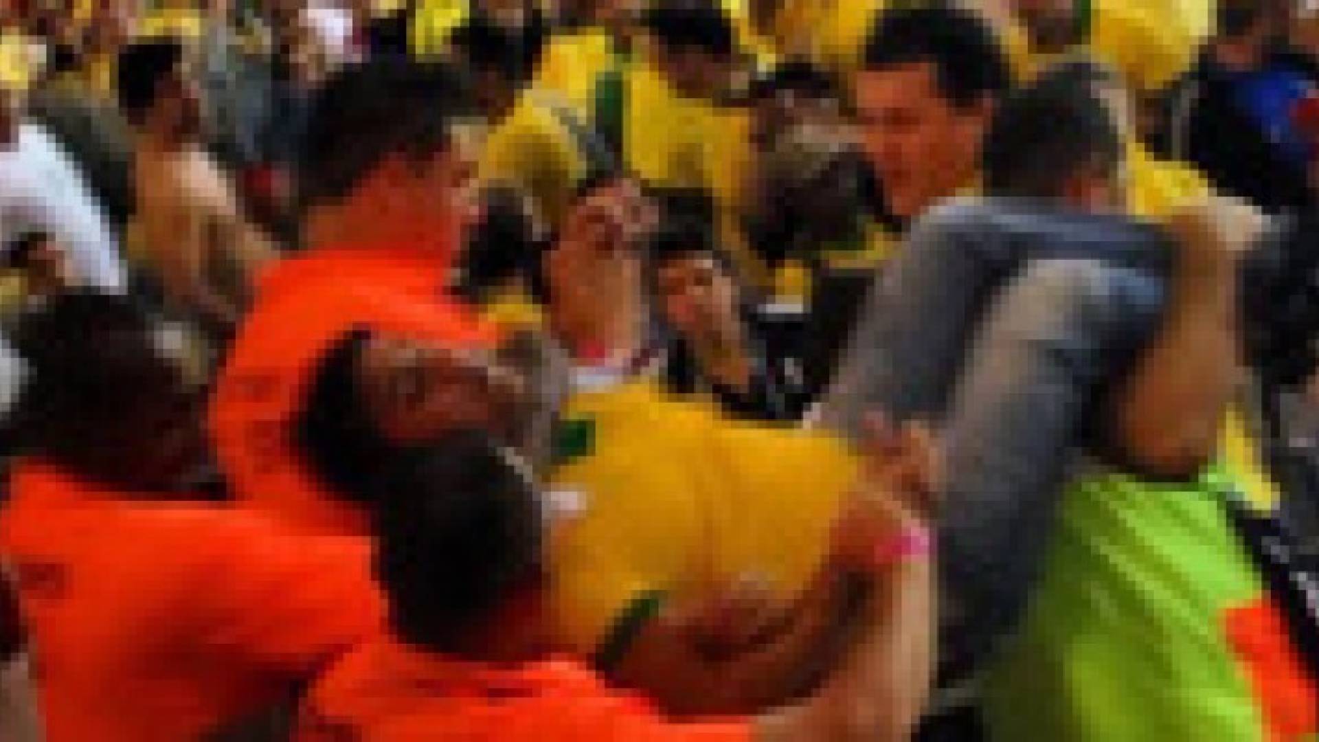 إعتقال مشجع برازيلي حاول الإعتداء على فريد