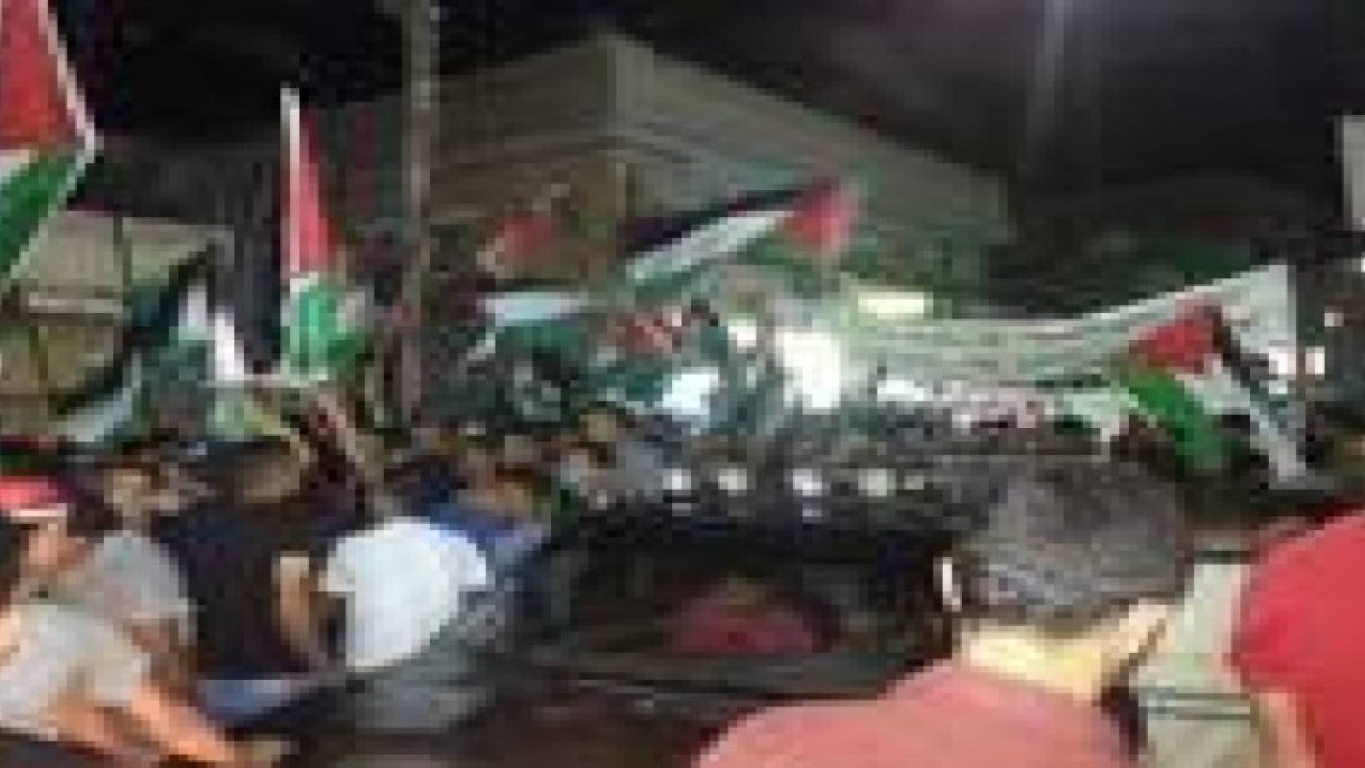 مسيرات ليلية في " الوحدات ومادبا " نصرة لغزة