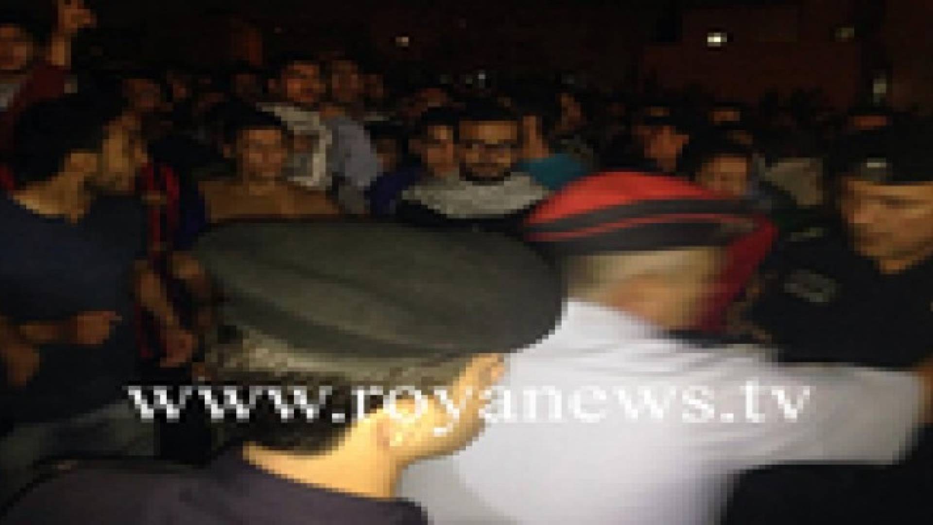بالصور: الأمن يمنع بالقوة متظاهرين من الوصول الى السفارة الاسرائيلية في عمان