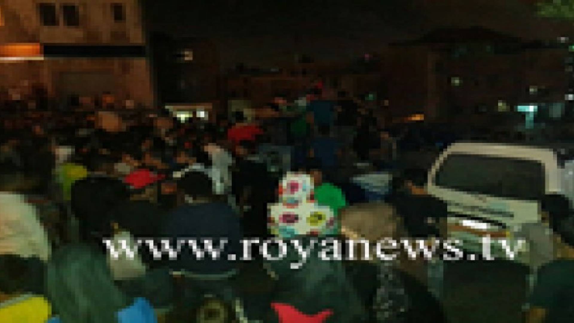 مسيرة في جبل النزهة لنصرة غزة .. صور