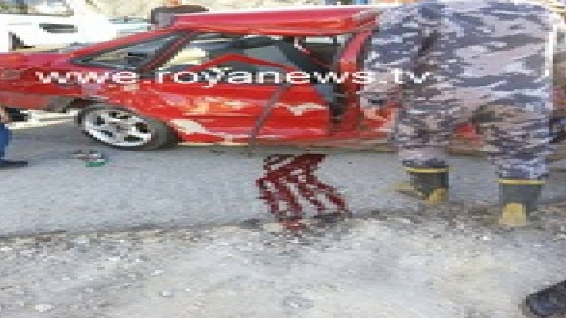 اصابة 5 اشخاص بحادث سير على طريق شارع الاردن ..صور