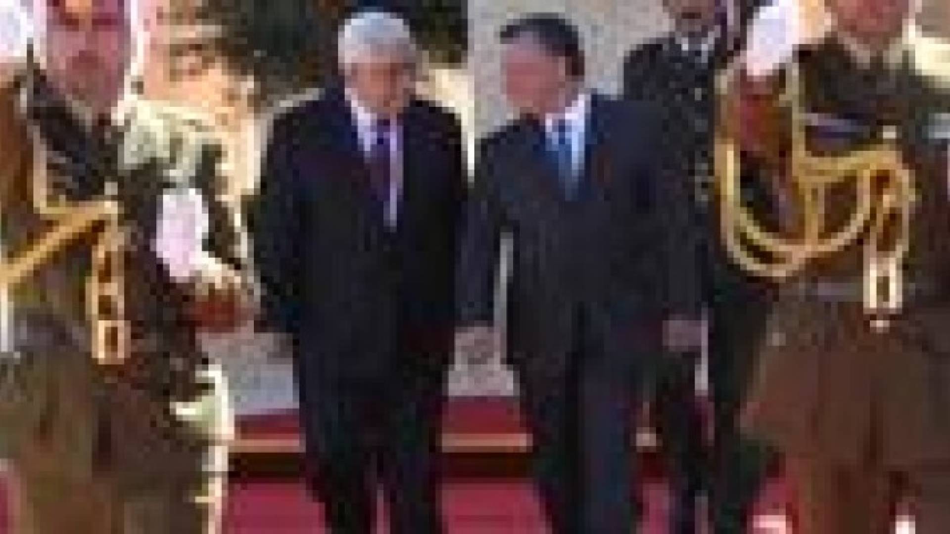 الملك يلتقي عباس في قصر الحسينية بعمان