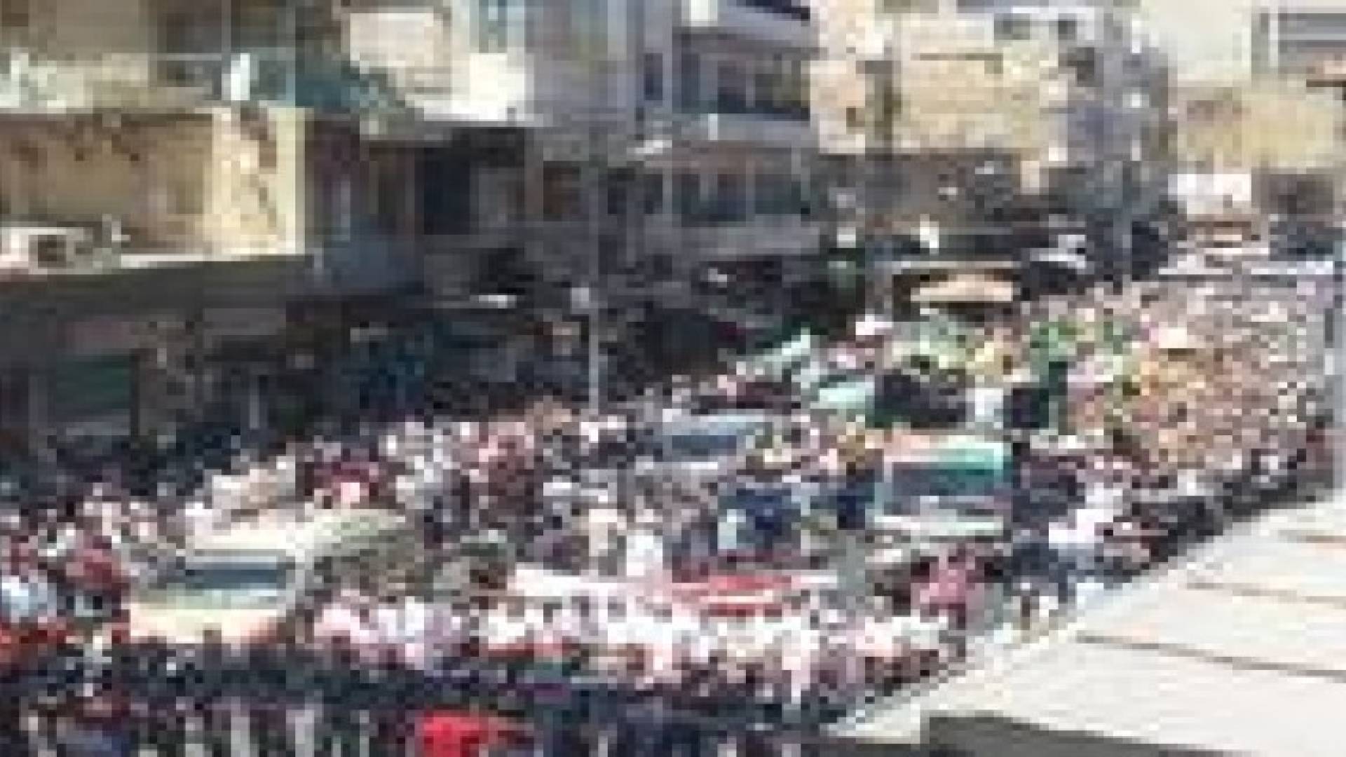 مسيرة حاشدة في وسط البلد لدعم غزة .. صور