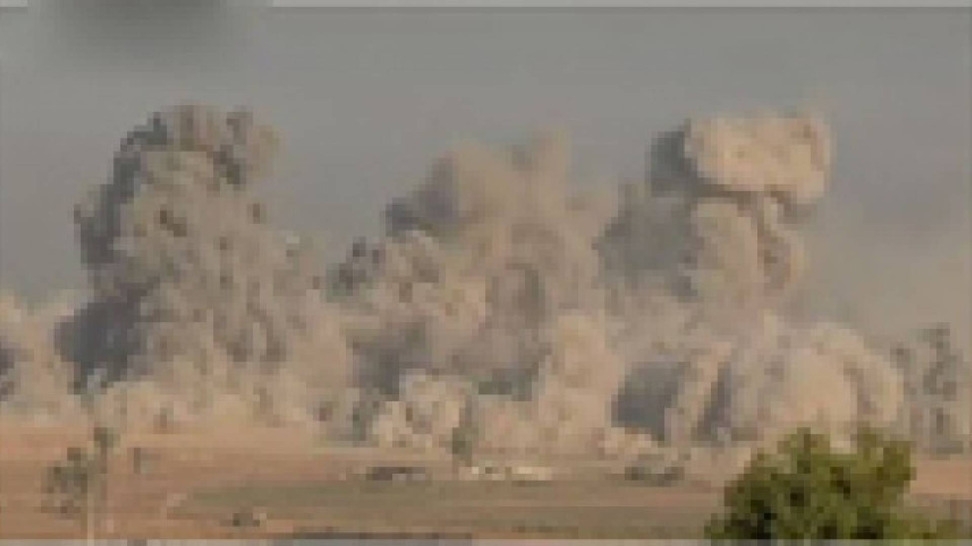 كيف دمر الاحتلال حيا كاملا في غزة خلال ساعة .. فيديو