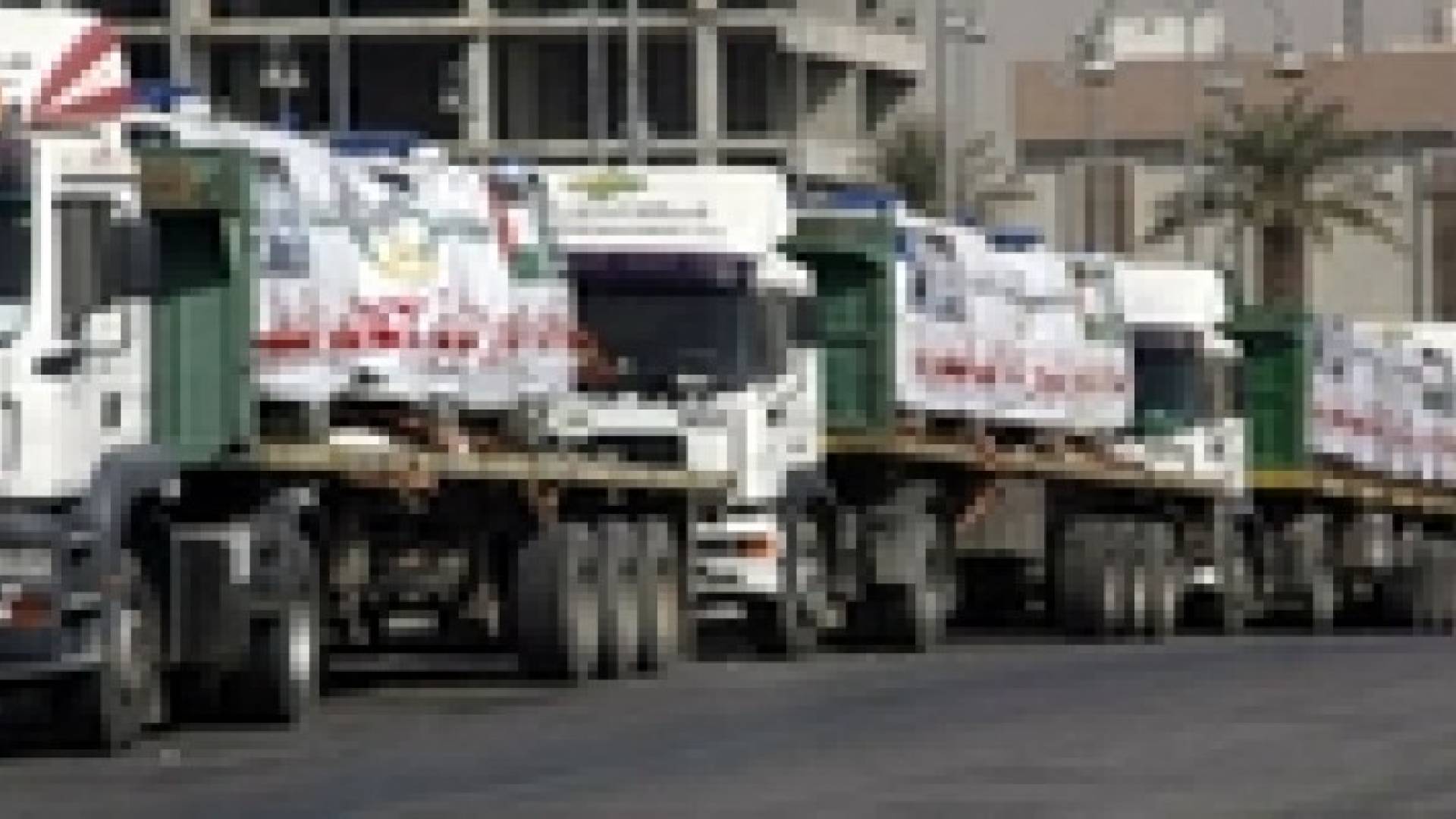 تنفيذا للتوجيهات الملكية الهيئة الخيرية الهاشمية تسير قافلة مساعدات الى غزة