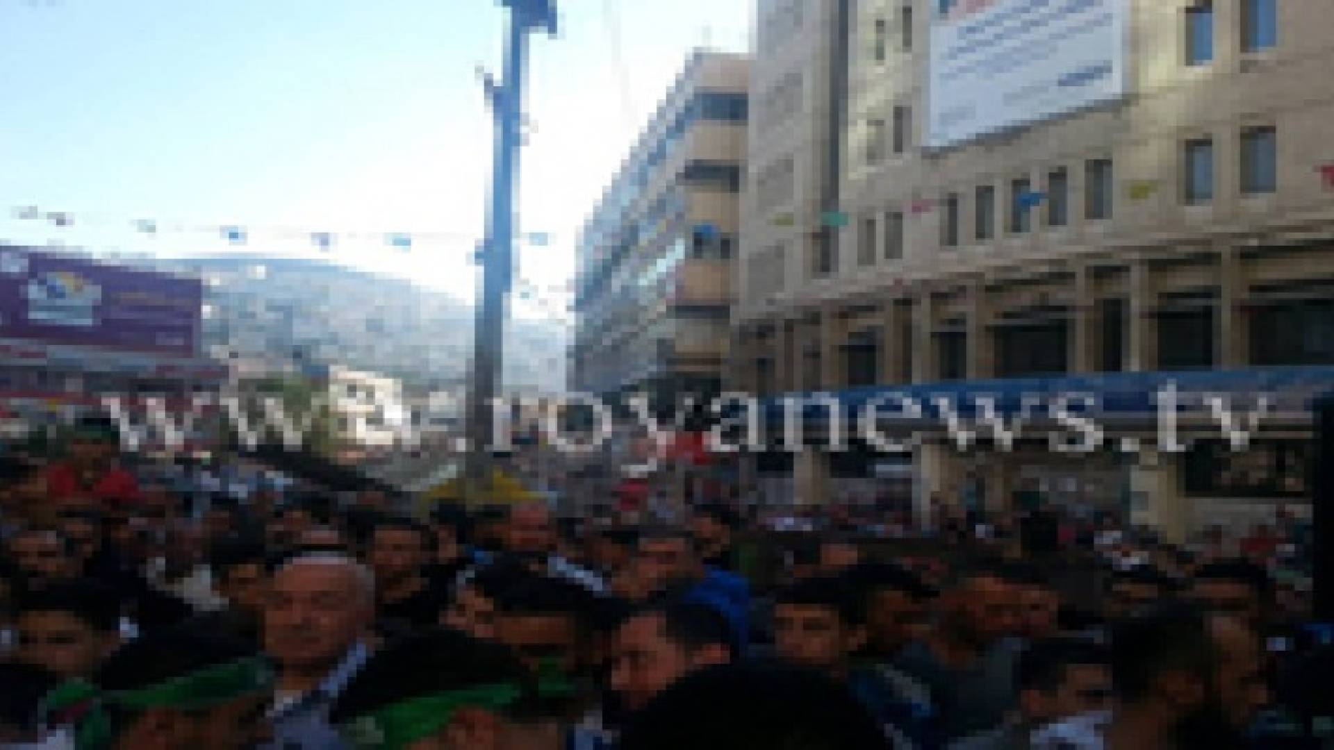 مسيرات في رام الله ونابلس دعما لغزة .. صور
