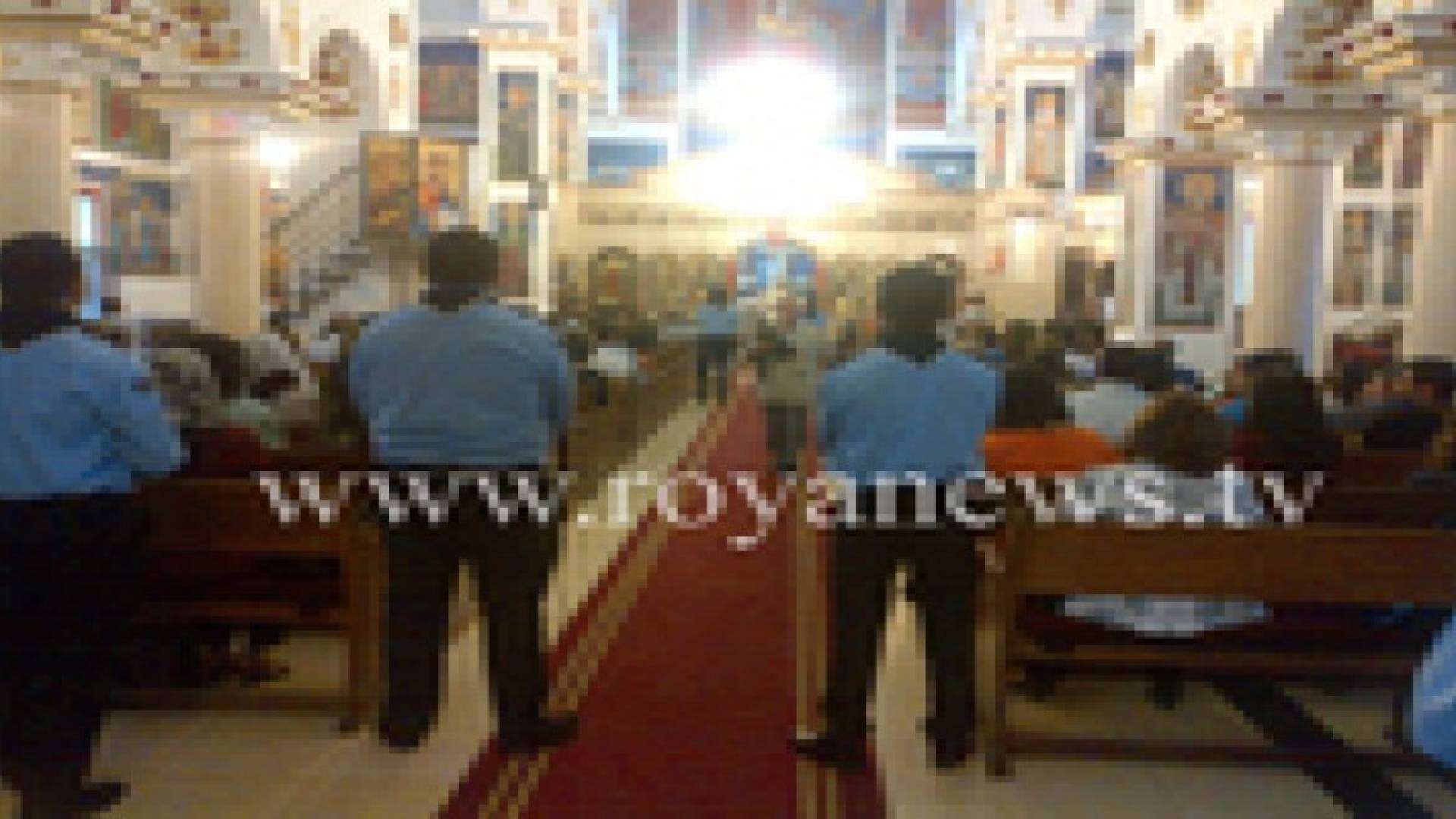 صلاة سلام على ارواح شهداء غزة في كنيسة البشارة بالعاصمة .. صور