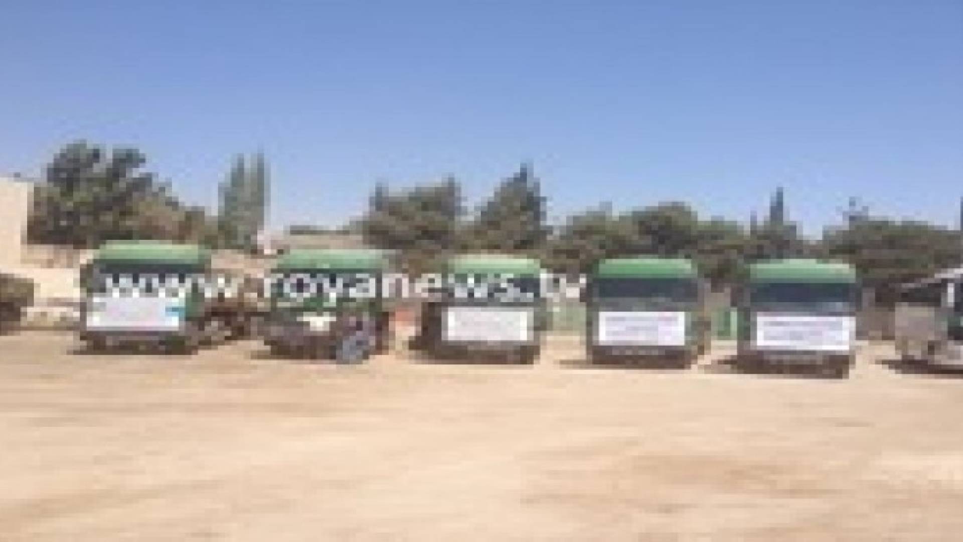 الخيرية الاردنية الهاشمية تسير قافلة مساعدات انسانية الى غزة